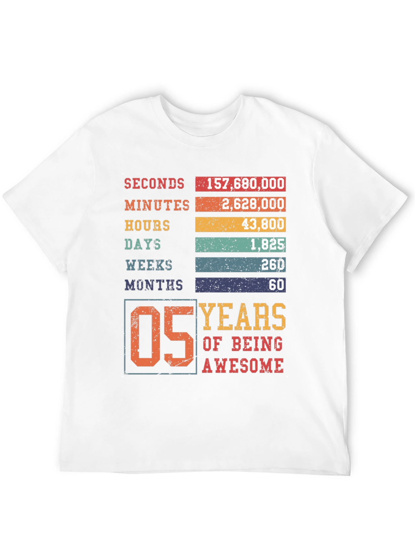 5 Years of Being Awesome Graphic Tee