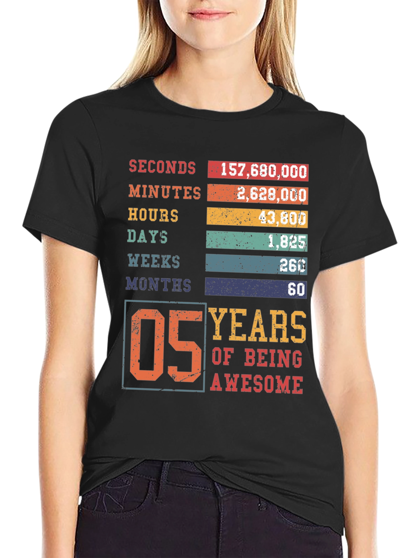 5 Years of Being Awesome Graphic Tee