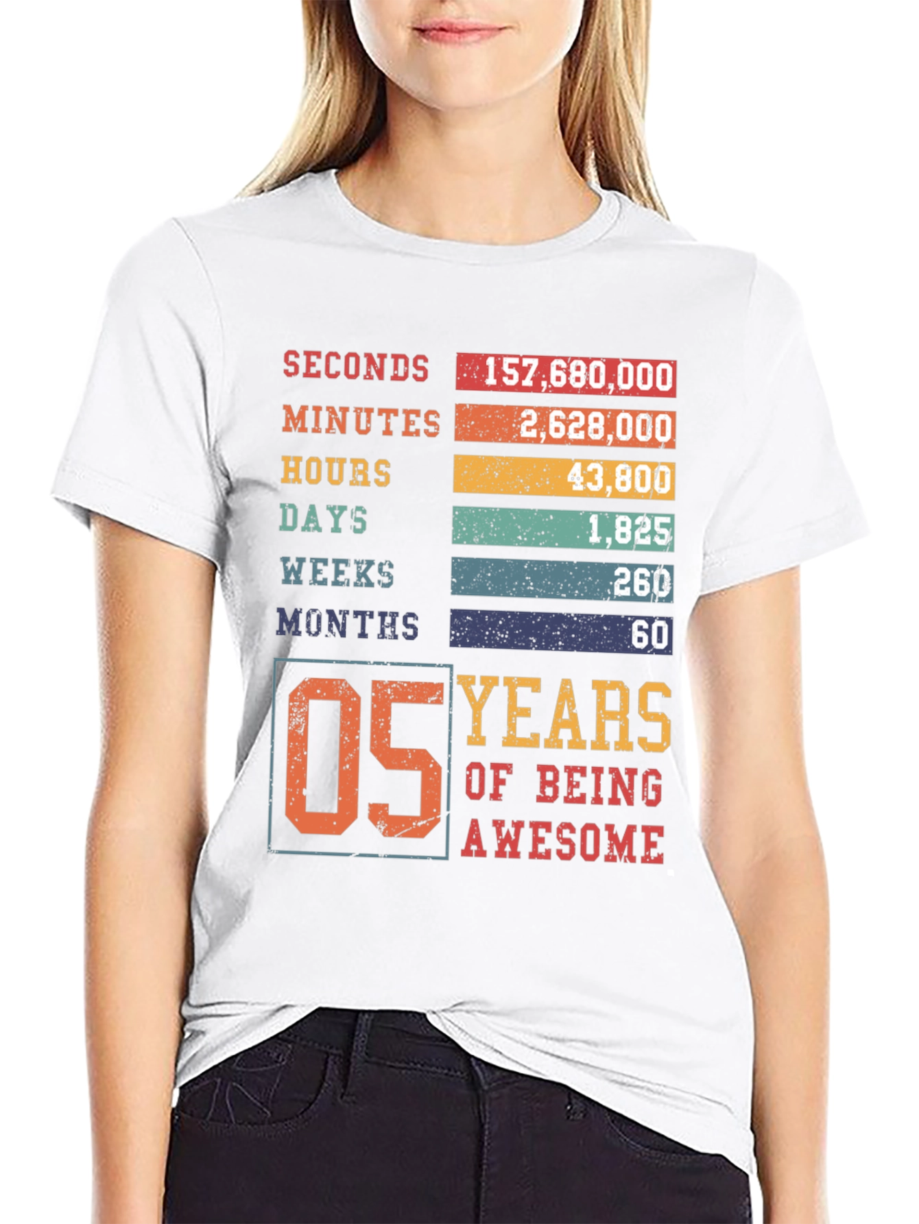 5 Years of Being Awesome Graphic Tee