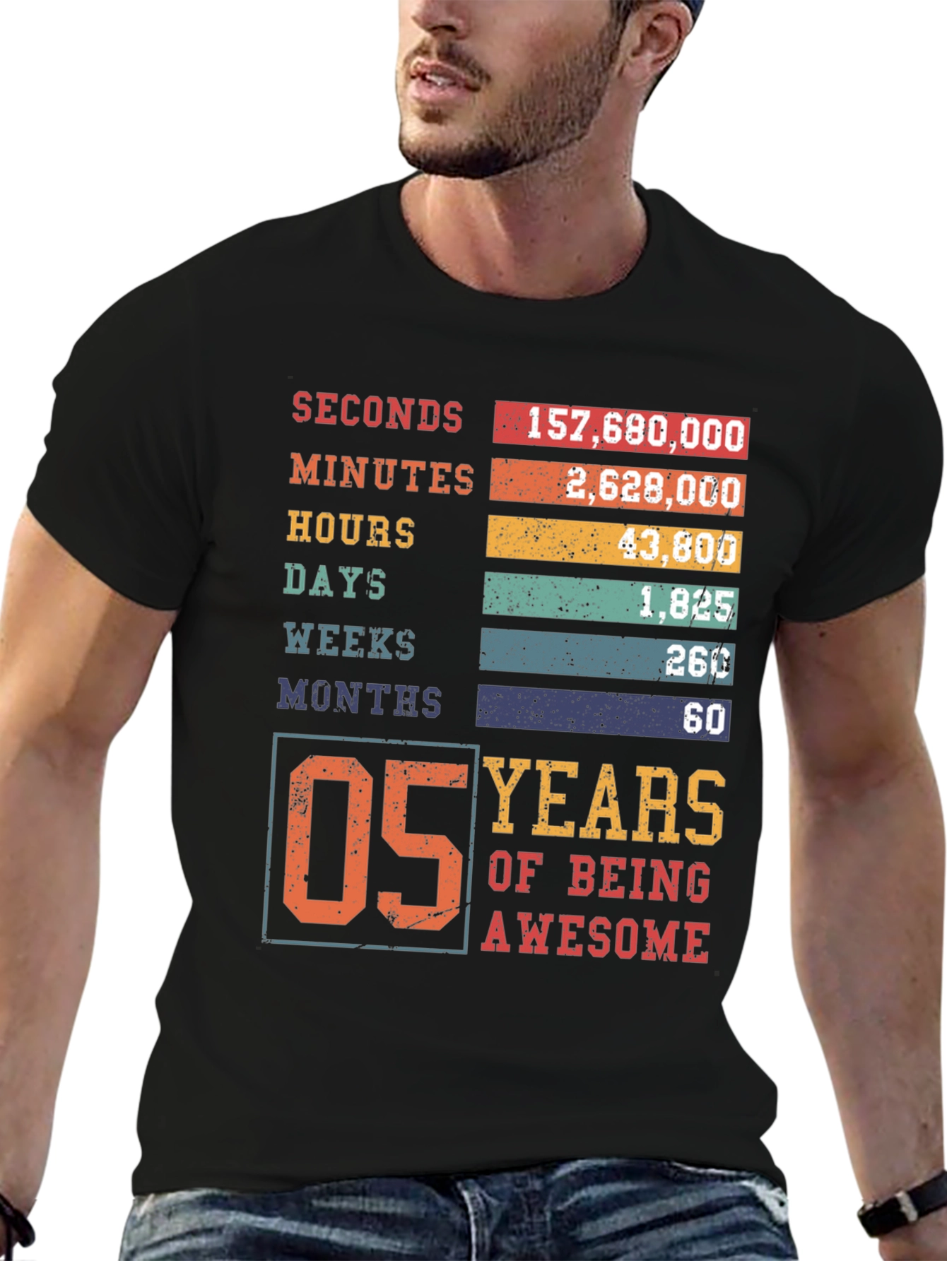 5 Years of Being Awesome Graphic Tee