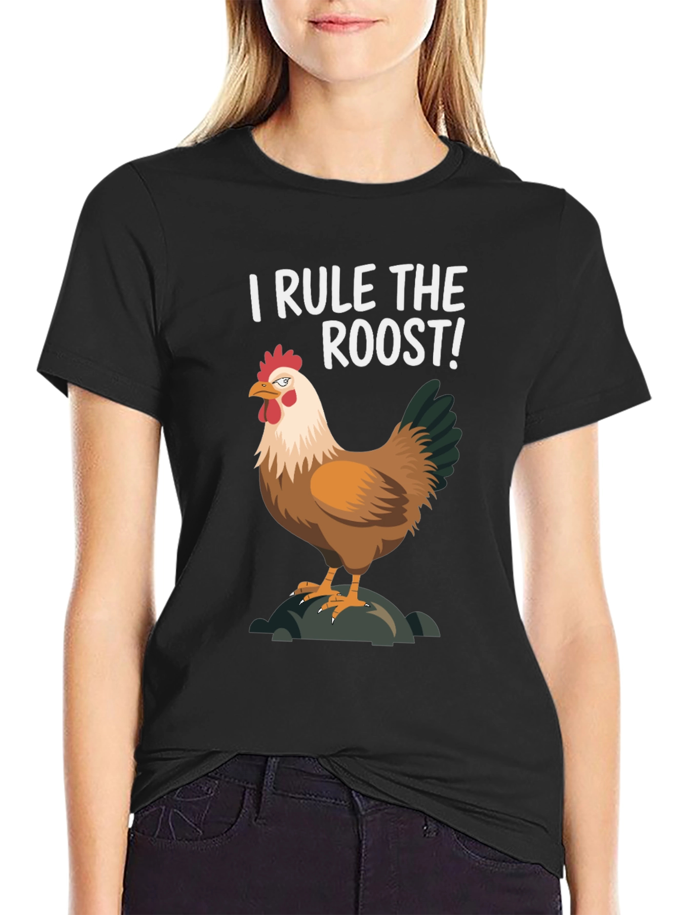 I Rule The Roost Chicken Graphic Tee