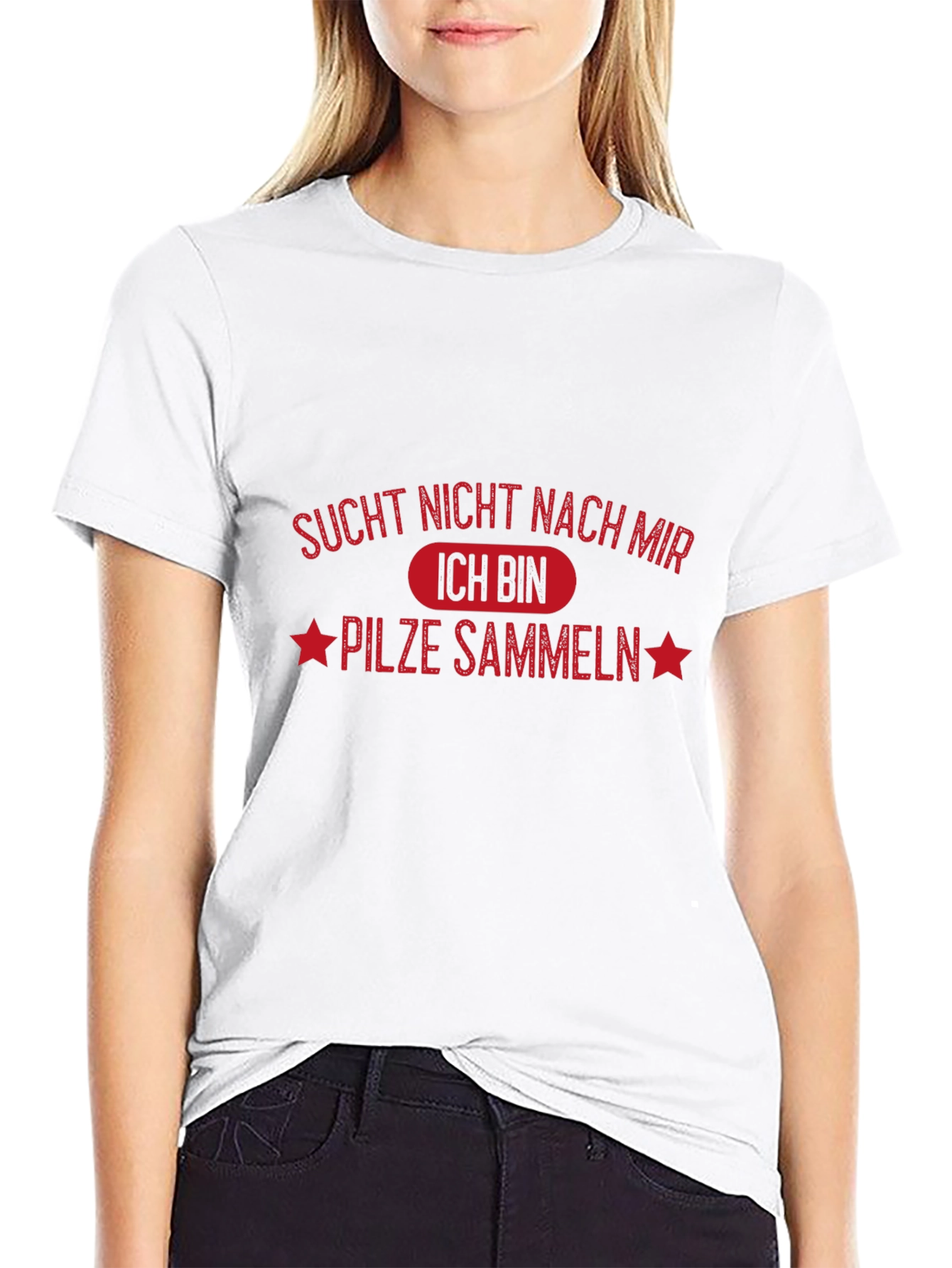 Pilze Sammeln T-Shirt: German Mushroom Hunting Tee