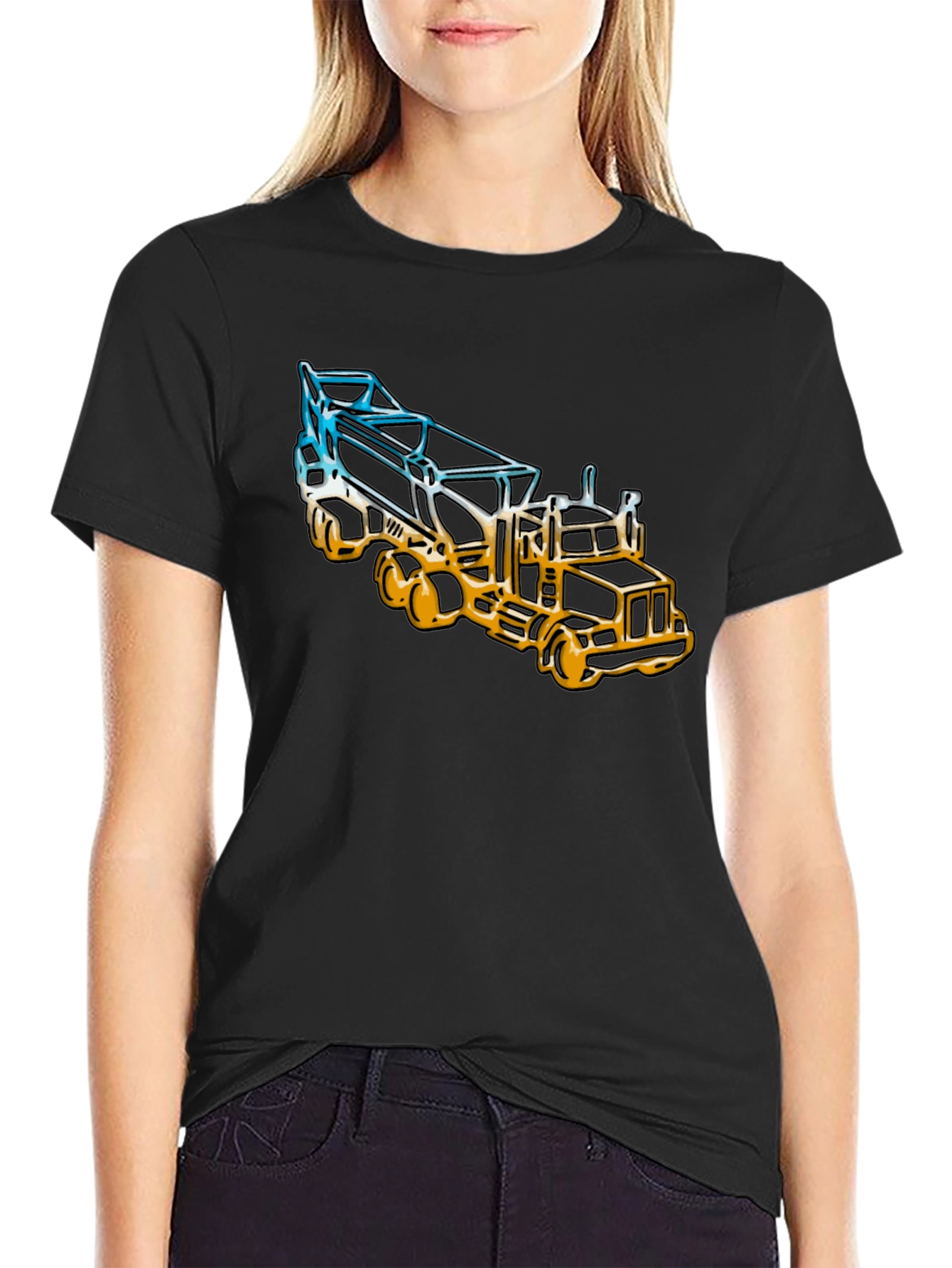 Truck Graphic T-Shirt - Cool Design