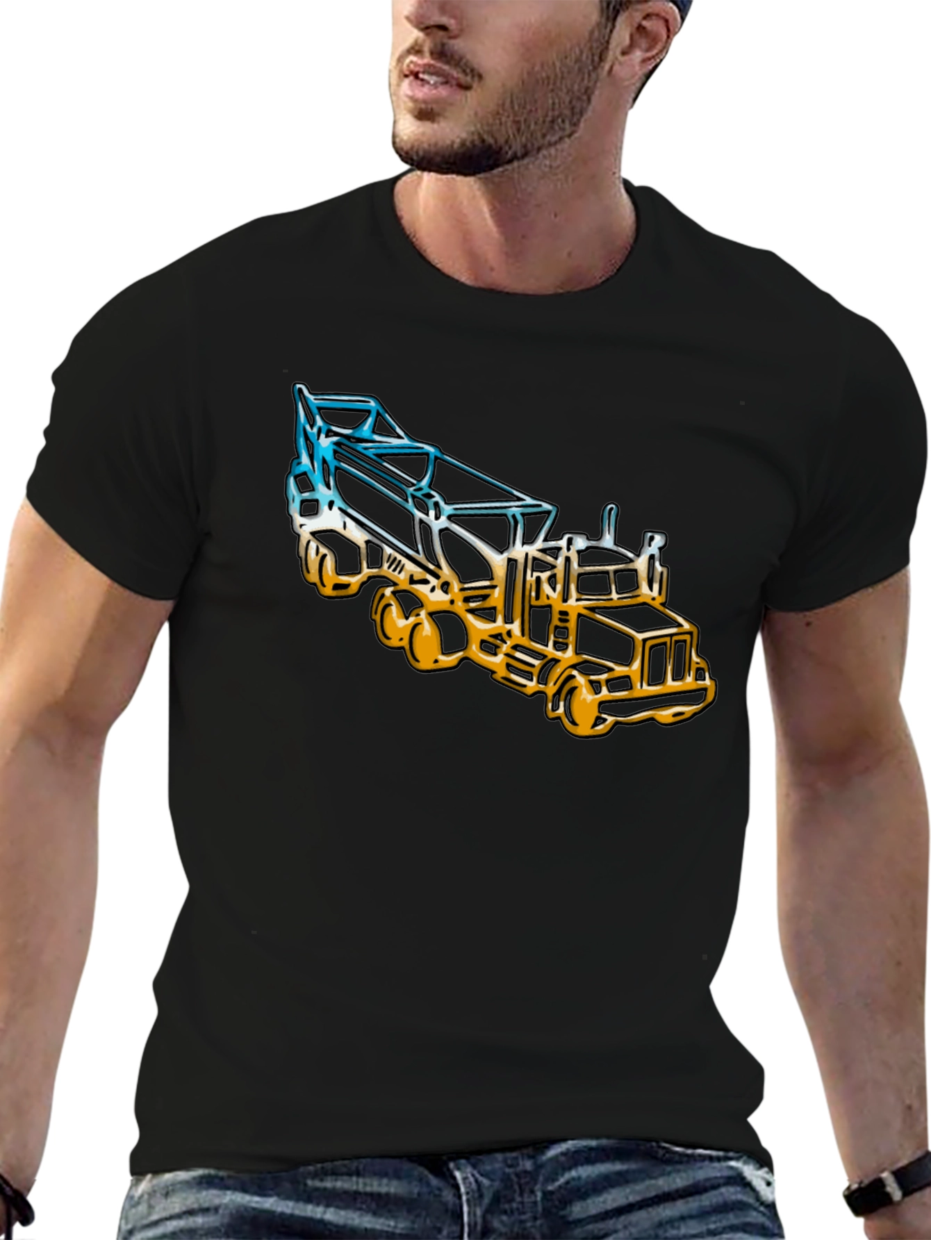 Truck Graphic T-Shirt - Cool Design
