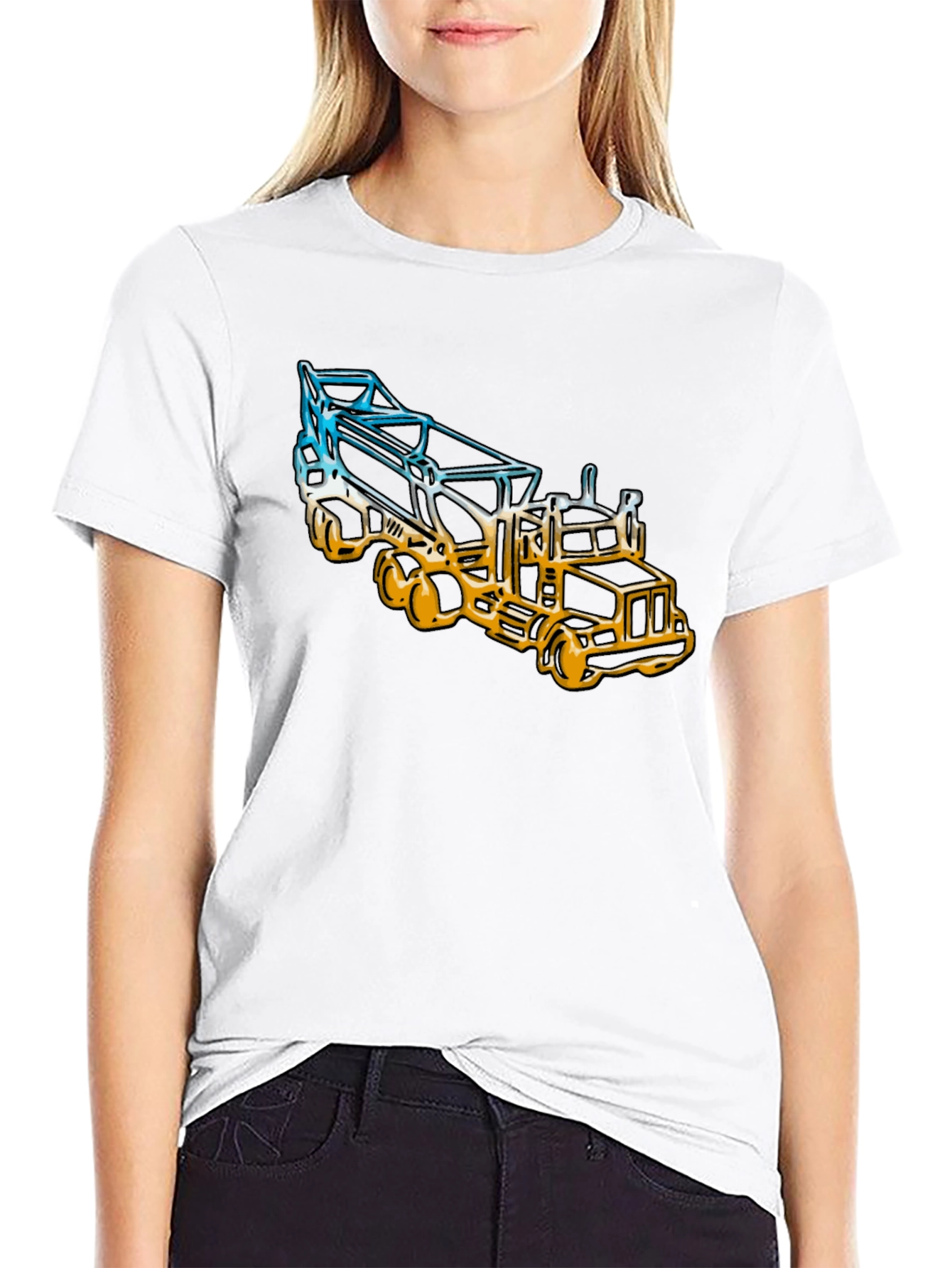 Truck Graphic T-Shirt - Cool Design