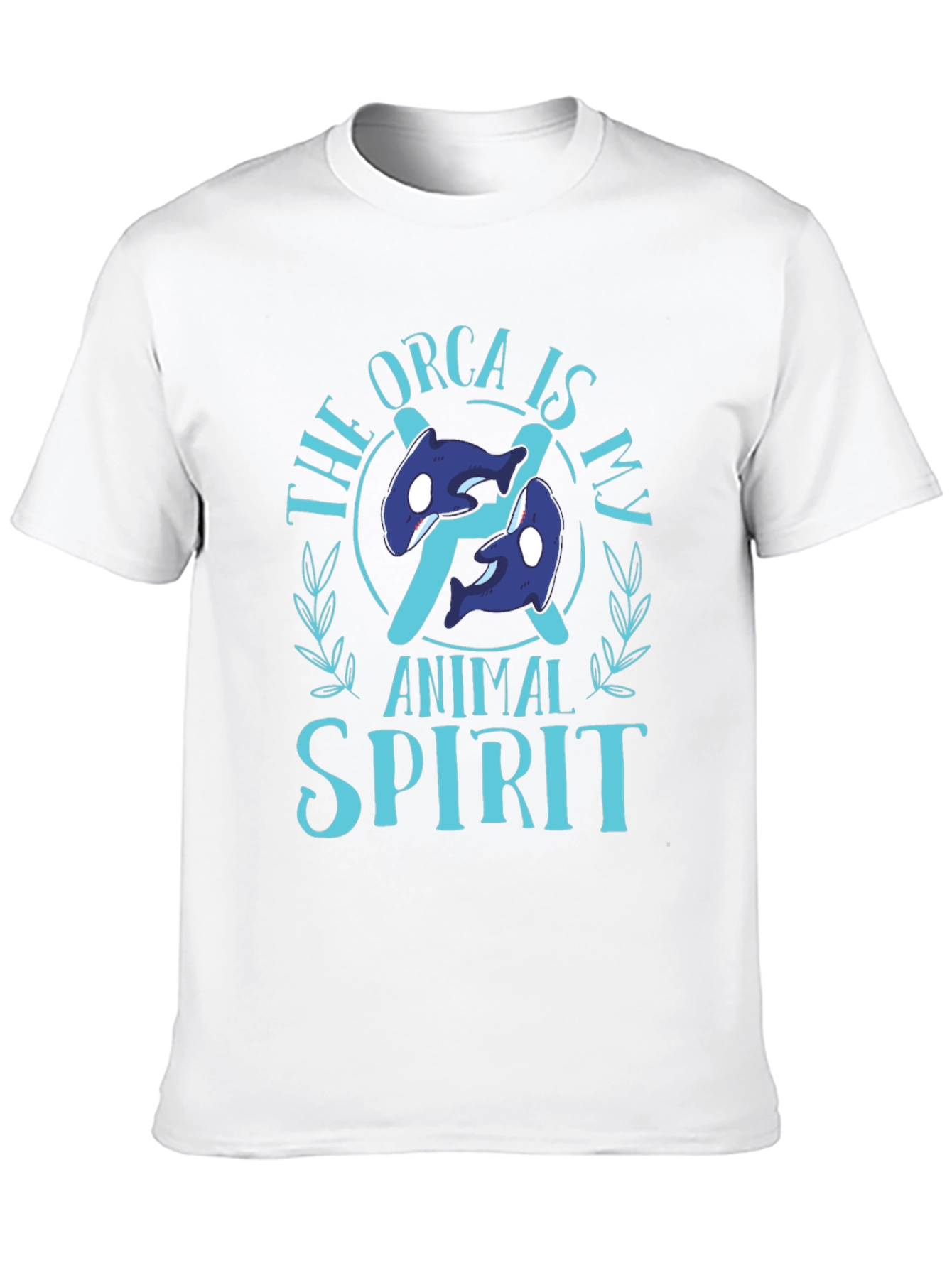 Orca Animal Spirit Black T-Shirt