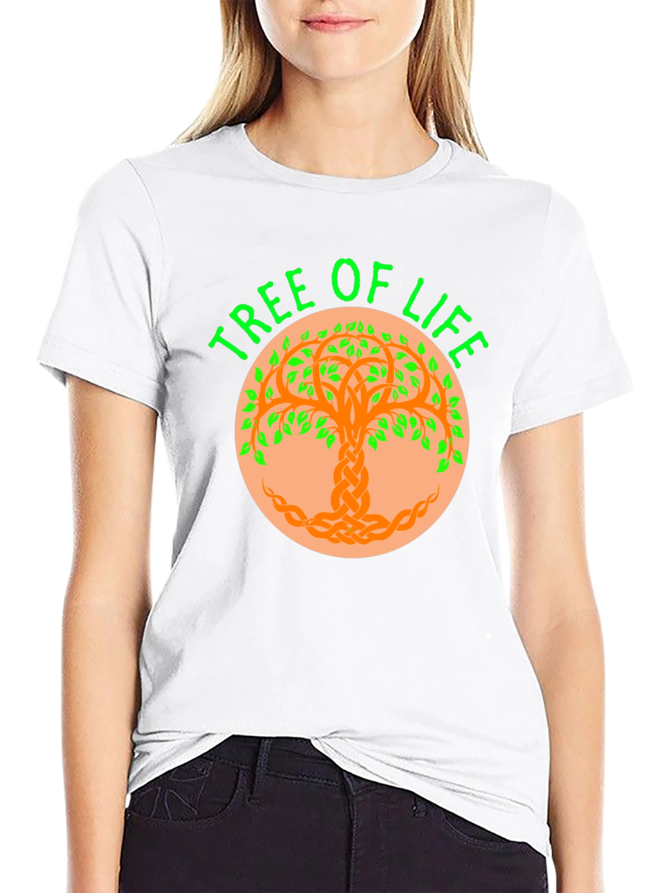 Tree of Life Graphic Tee - Celtic Knot Design