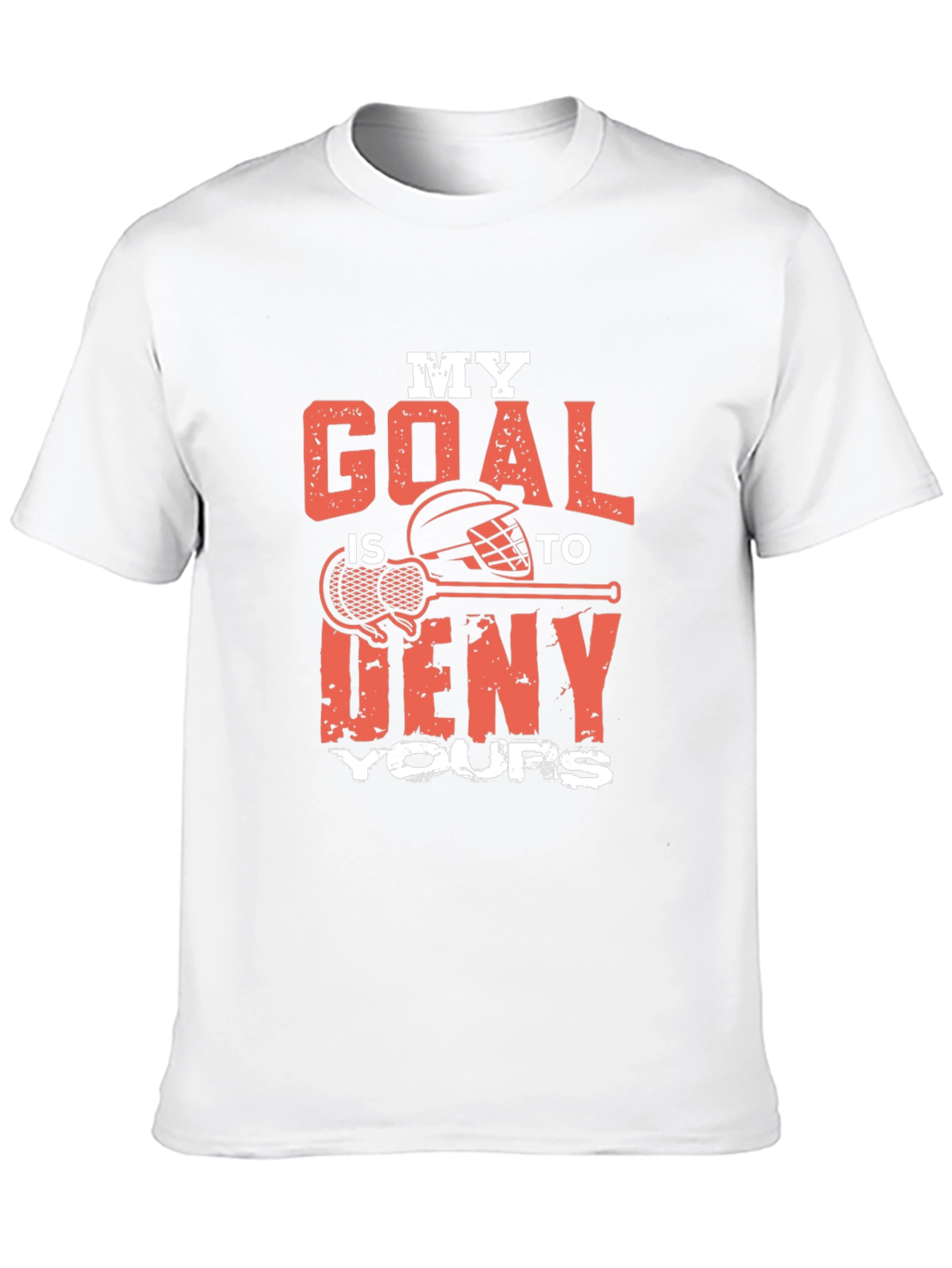 Lacrosse Goalie T-Shirt - Deny Your Goals!