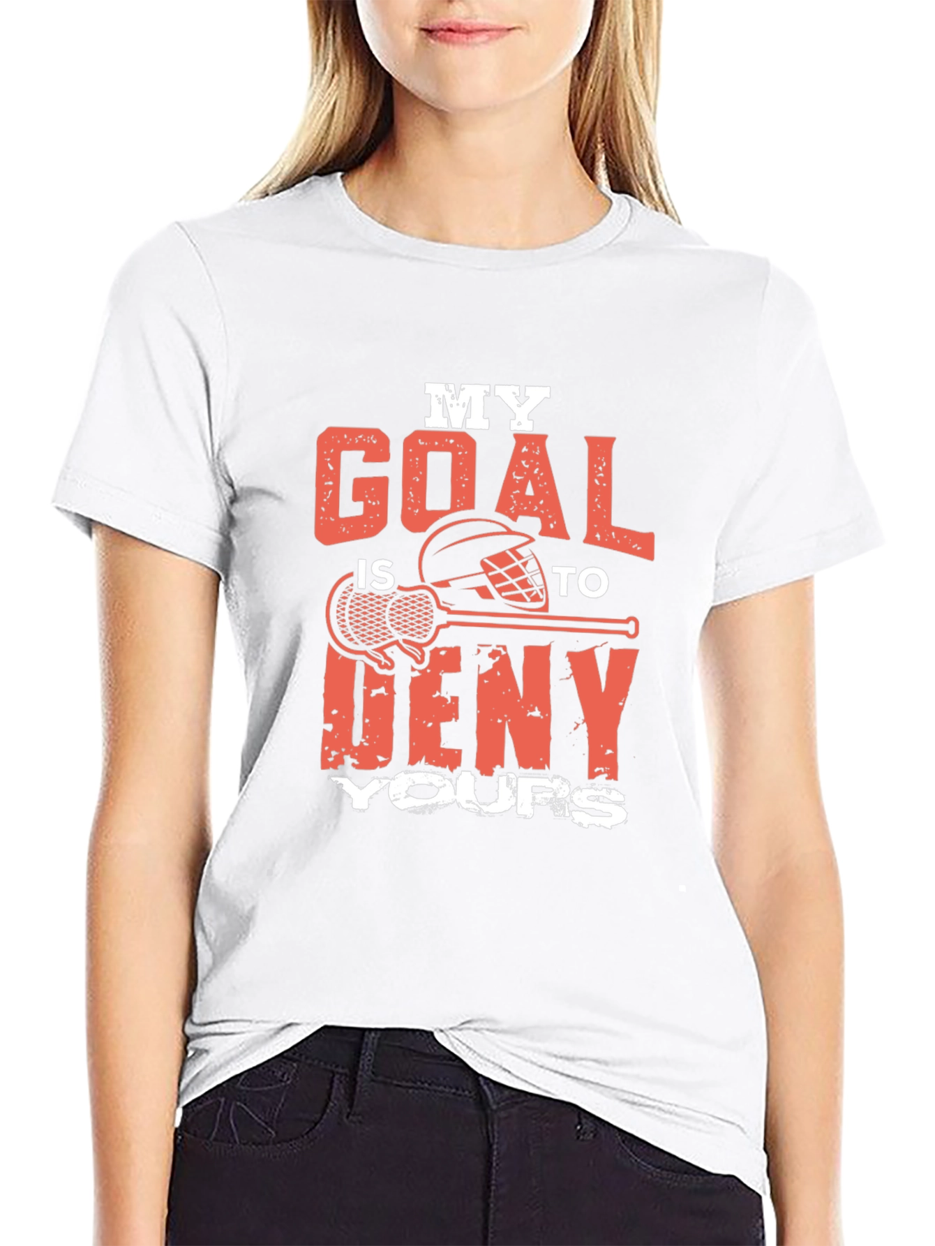 Lacrosse Goalie T-Shirt - Deny Your Goals!