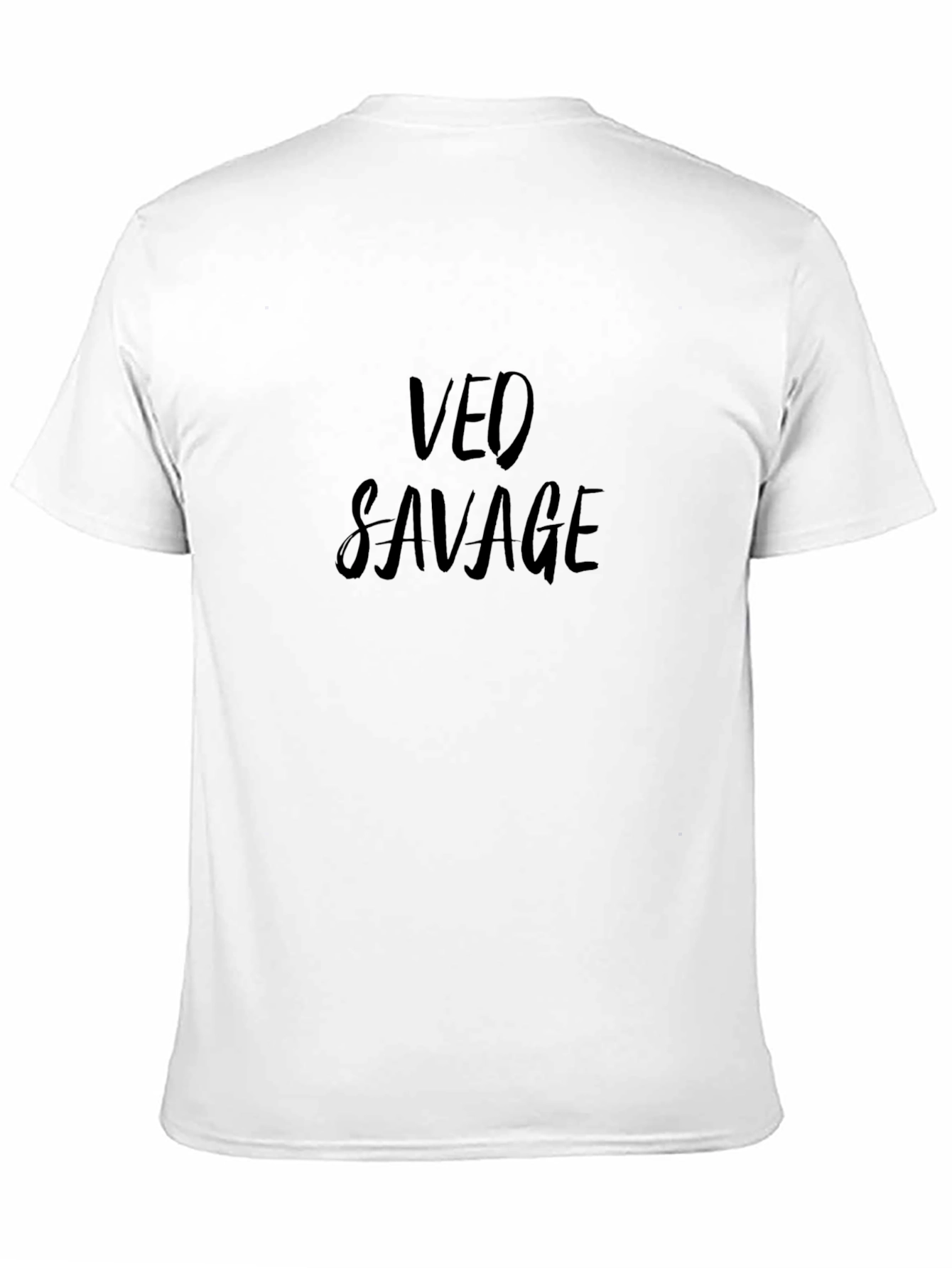 VED SAVAGE Black Graphic T-Shirt
