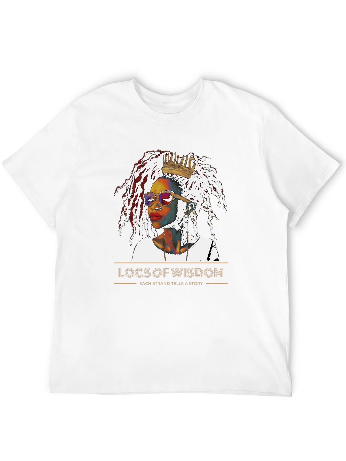 Locs of Wisdom Graphic T-Shirt - Unisex Black Tee