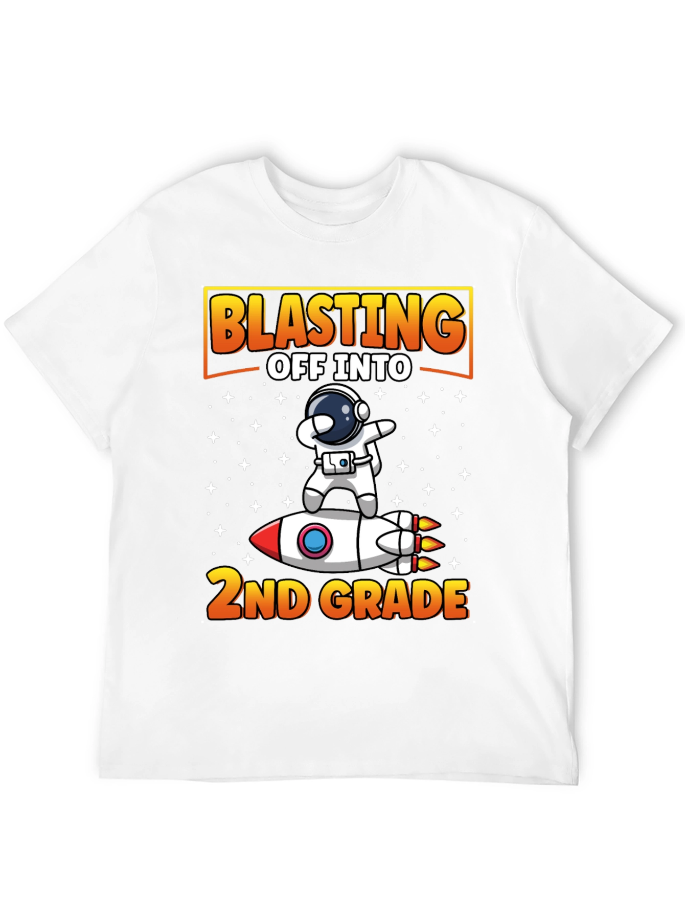 Blasting Off To 2nd Grade T-Shirt Astronaut Rocket