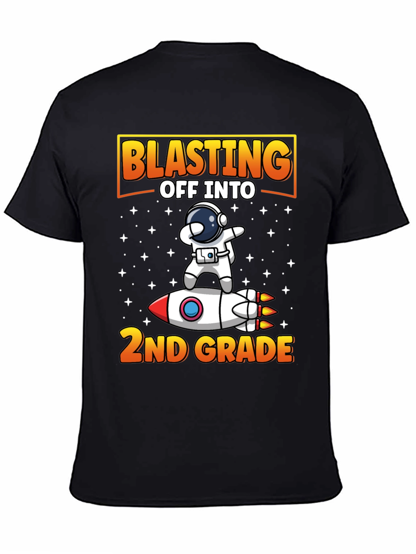 Blasting Off To 2nd Grade T-Shirt Astronaut Rocket
