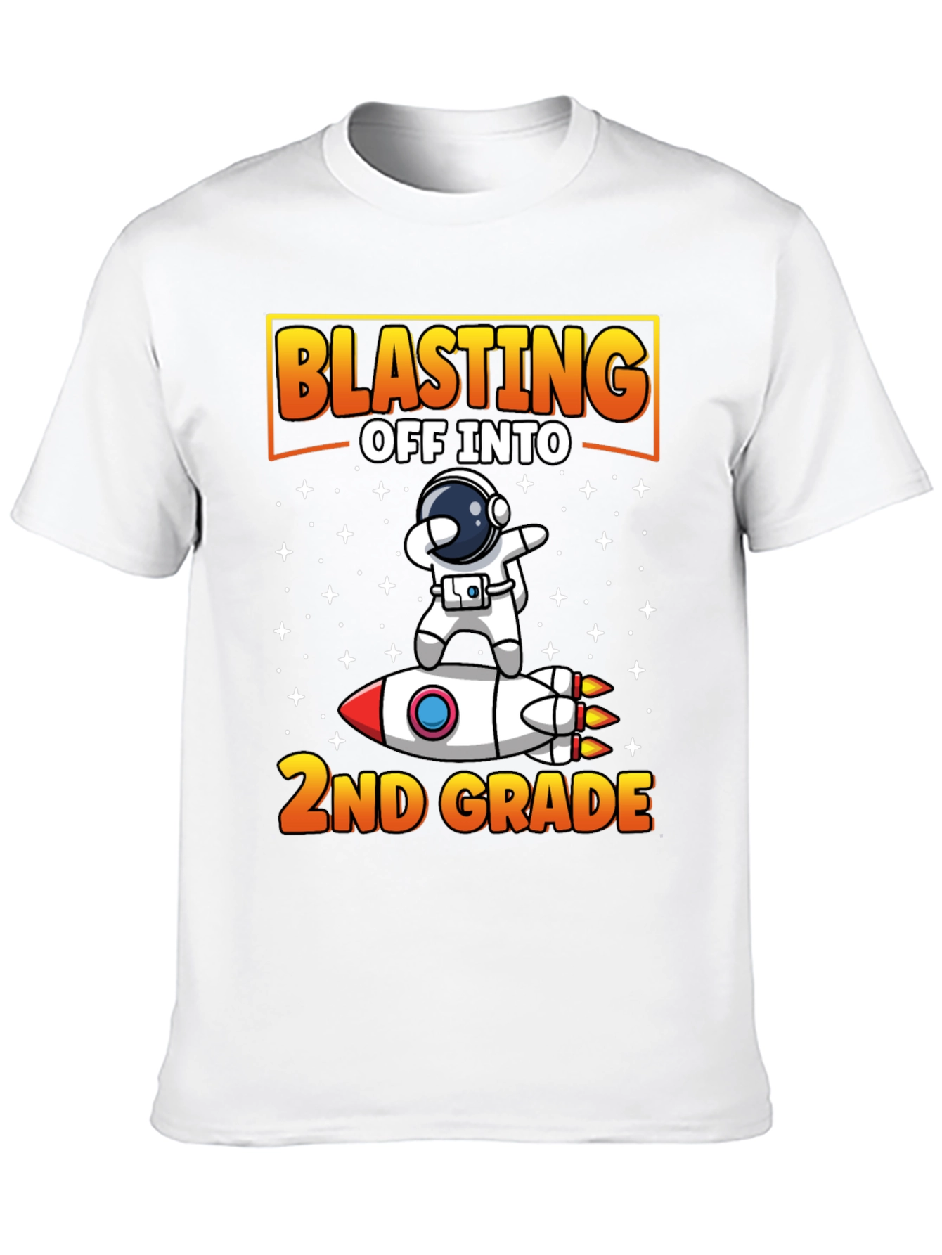 Blasting Off To 2nd Grade T-Shirt Astronaut Rocket