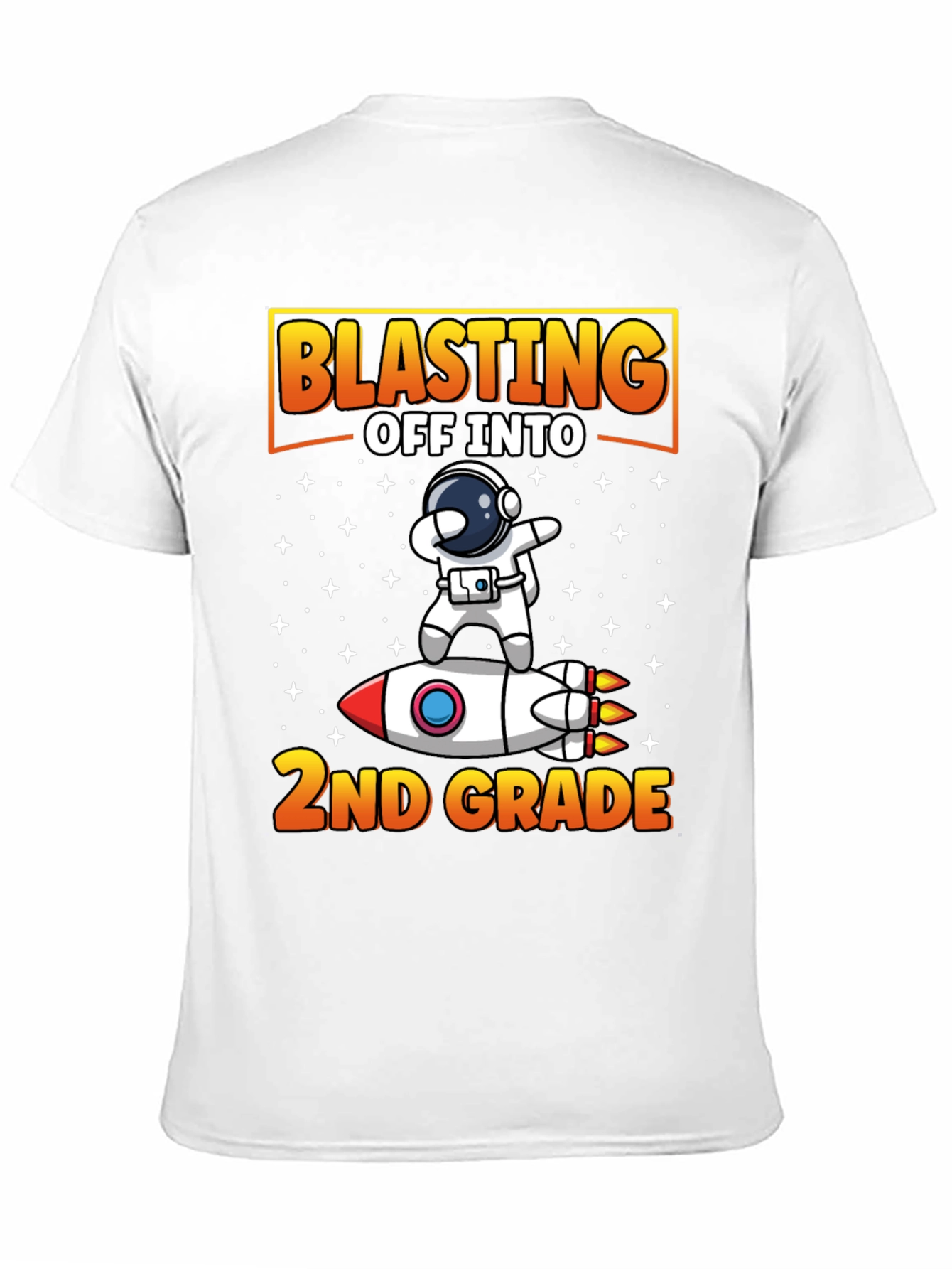 Blasting Off To 2nd Grade T-Shirt Astronaut Rocket