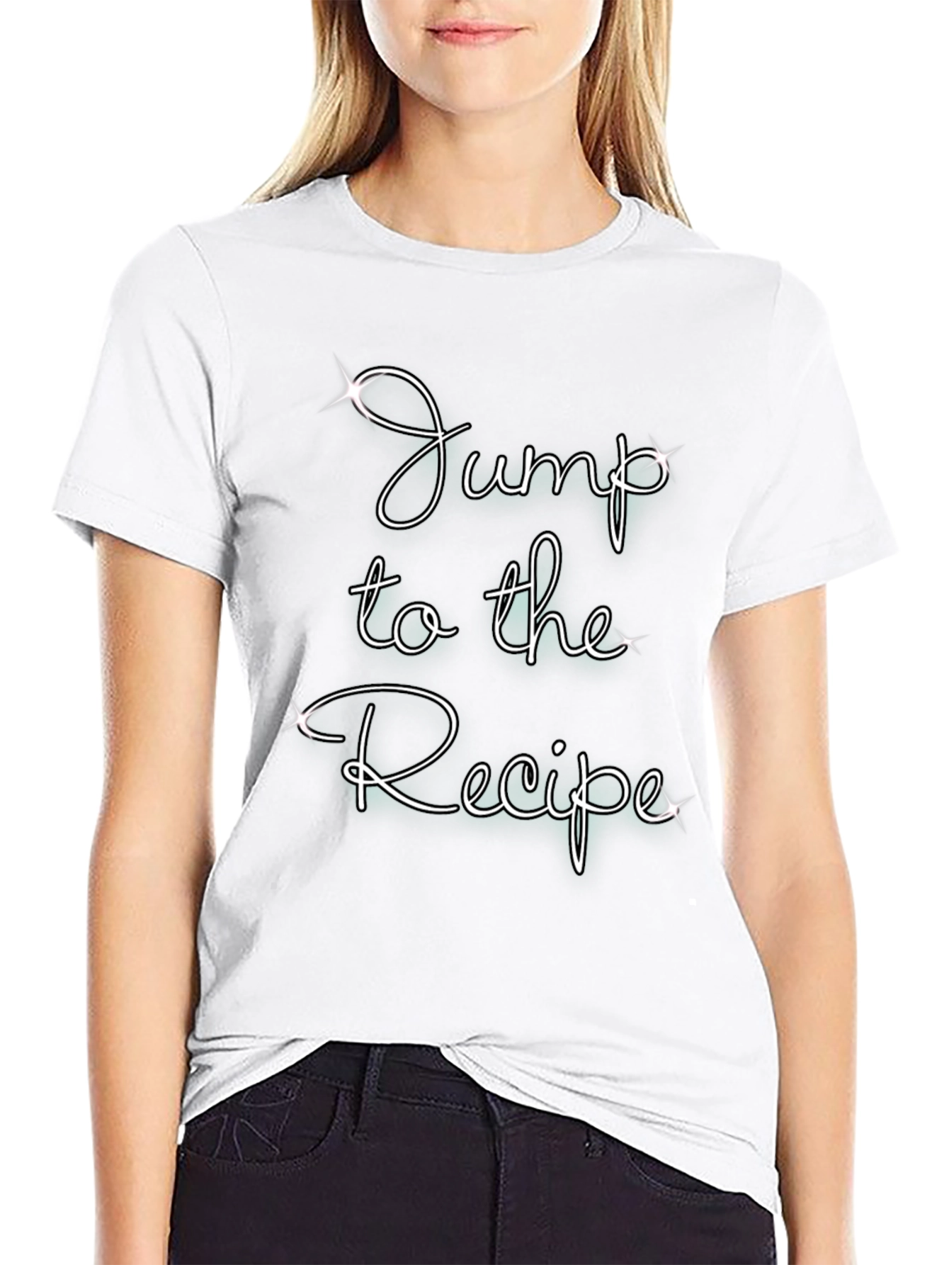 Jump to the Recipe Graphic T-Shirt