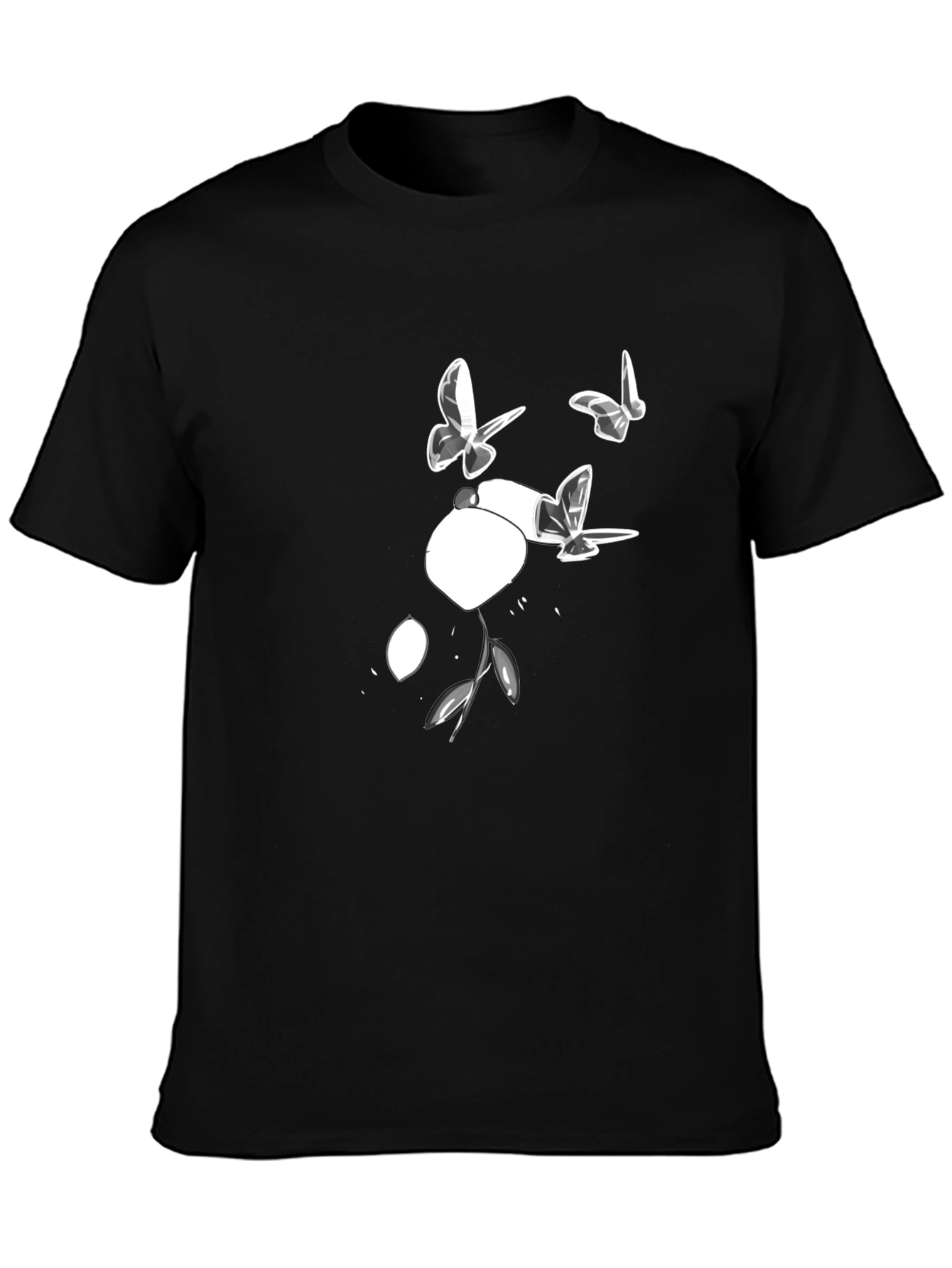 Butterfly and Lemon Graphic Tee