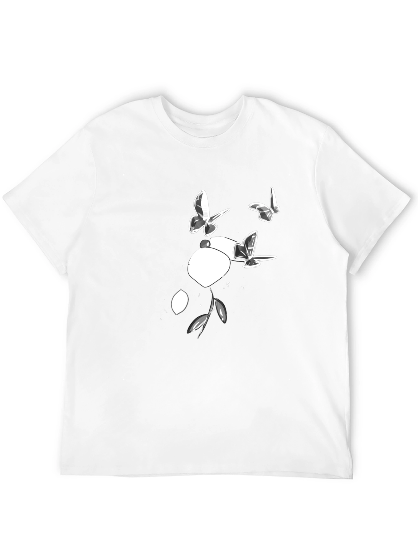 Butterfly and Lemon Graphic Tee