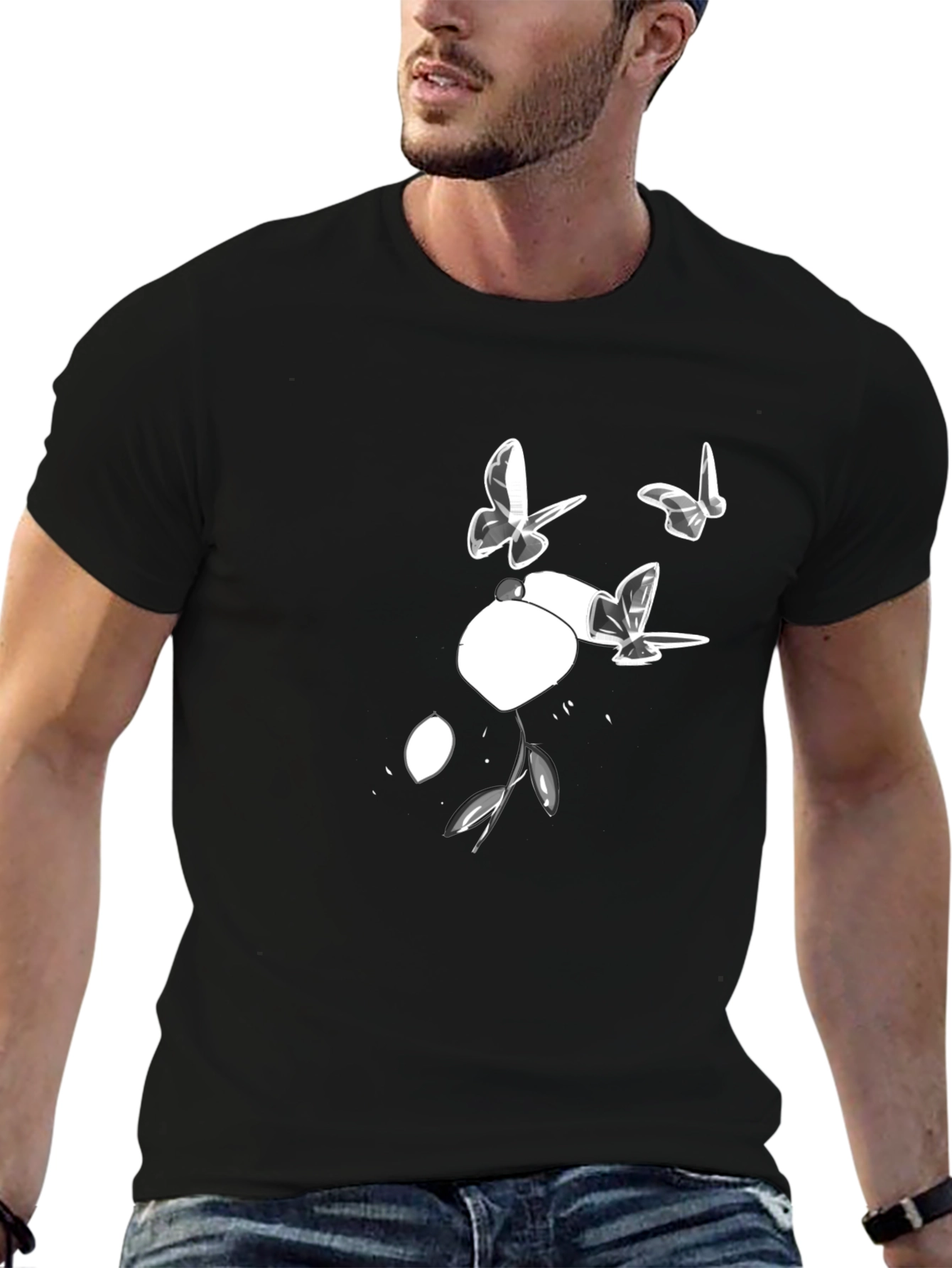 Butterfly and Lemon Graphic Tee