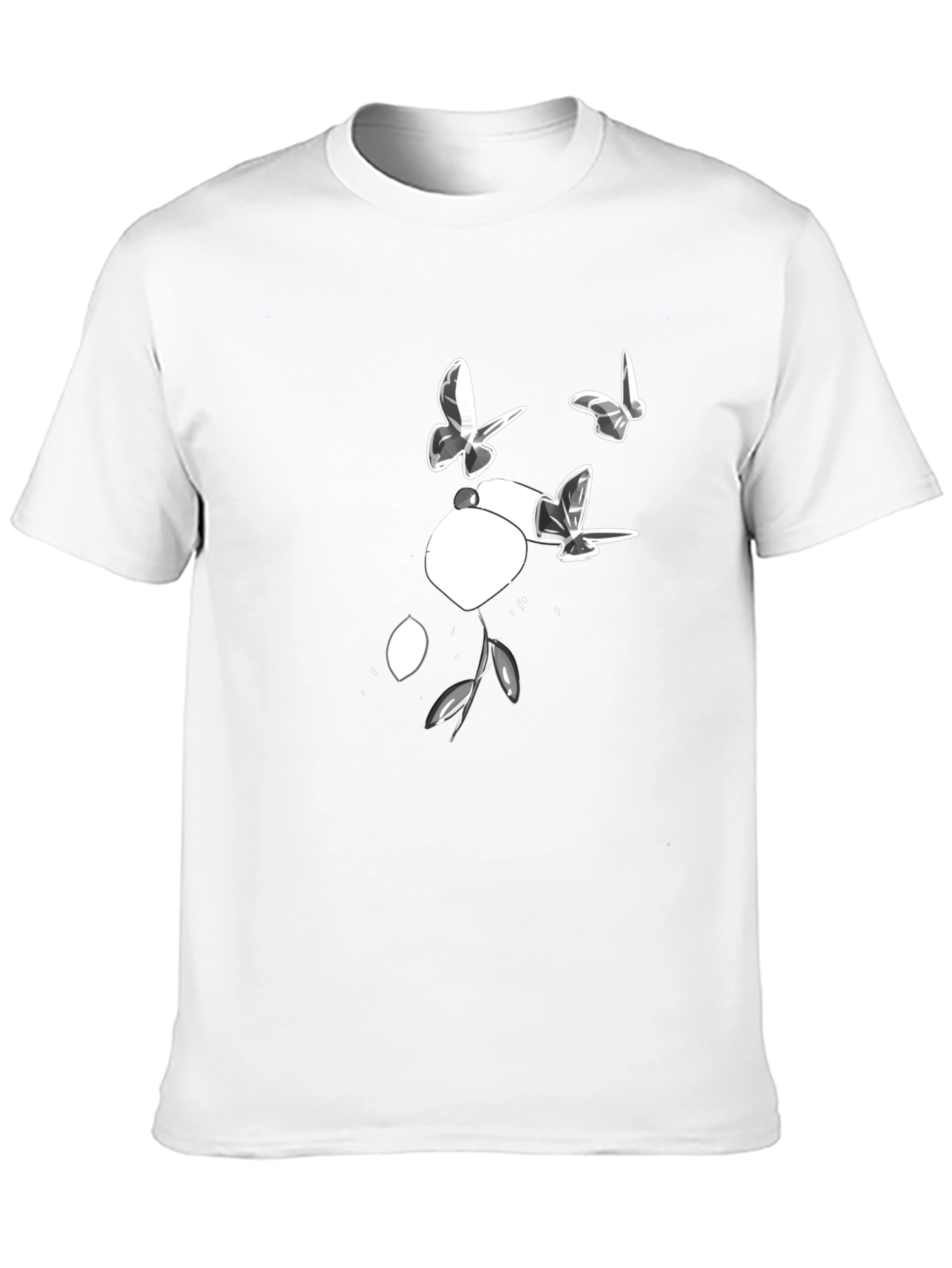 Butterfly and Lemon Graphic Tee