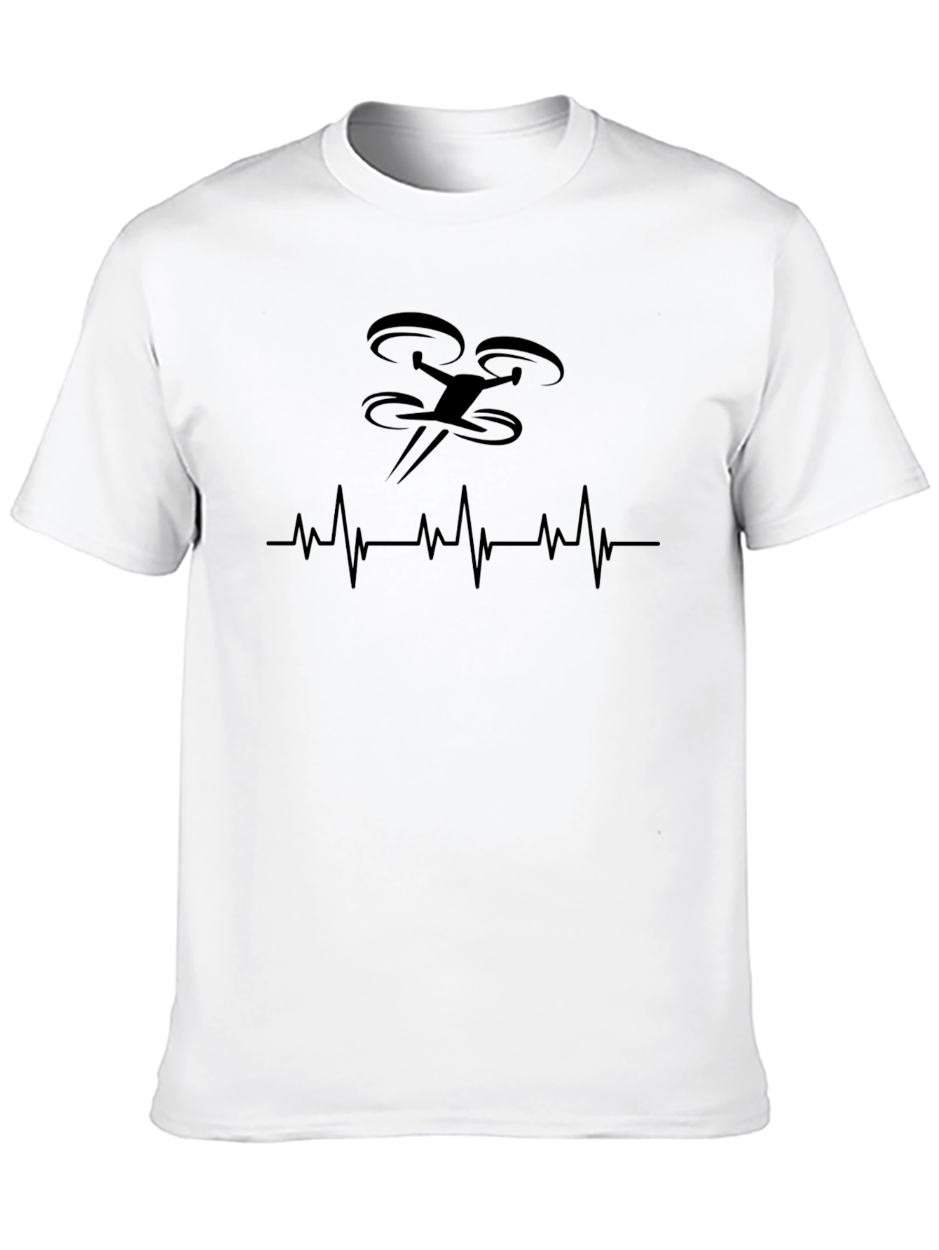 Drone Heartbeat T-Shirt - Pilots Passion