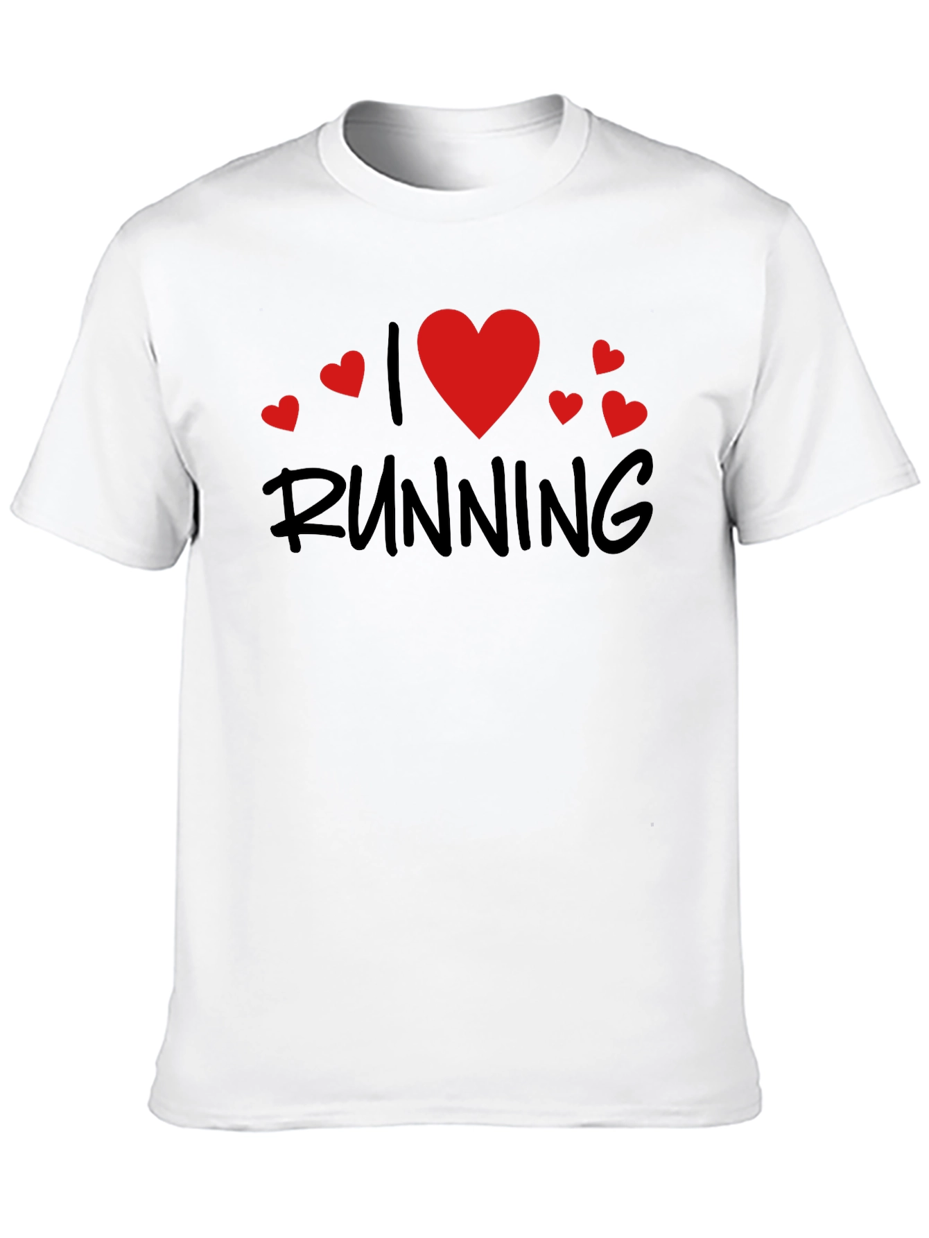 I Love Running Black T-Shirt