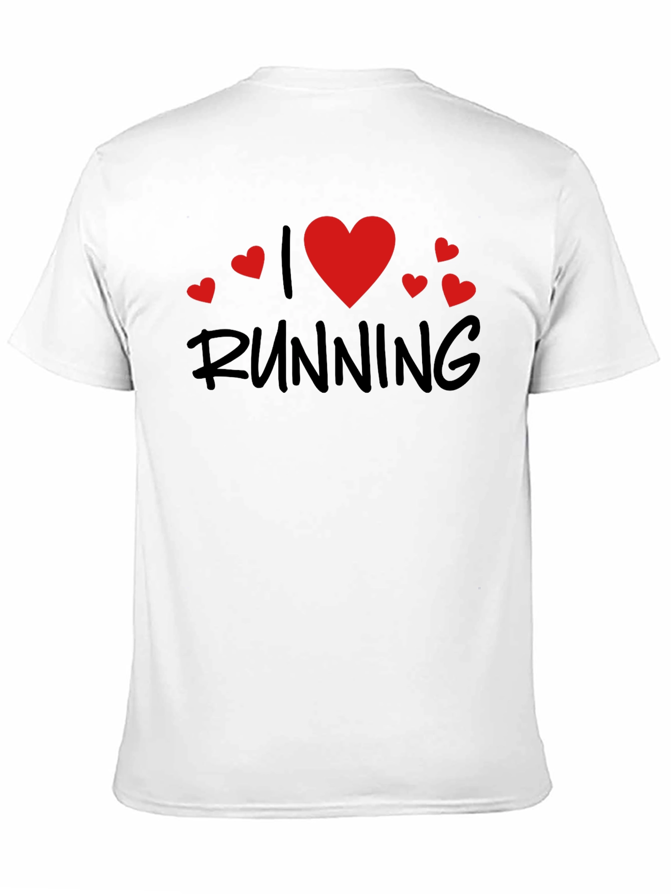 I Love Running Black T-Shirt