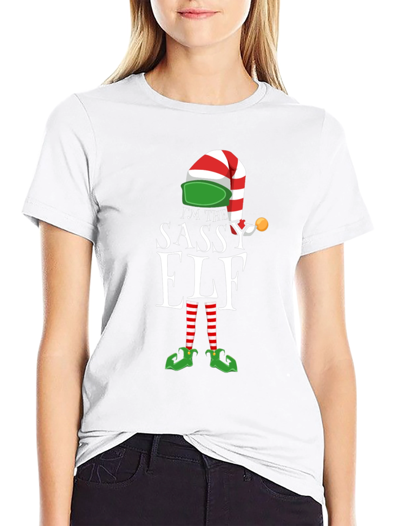 Sassy Elf Christmas T-Shirt