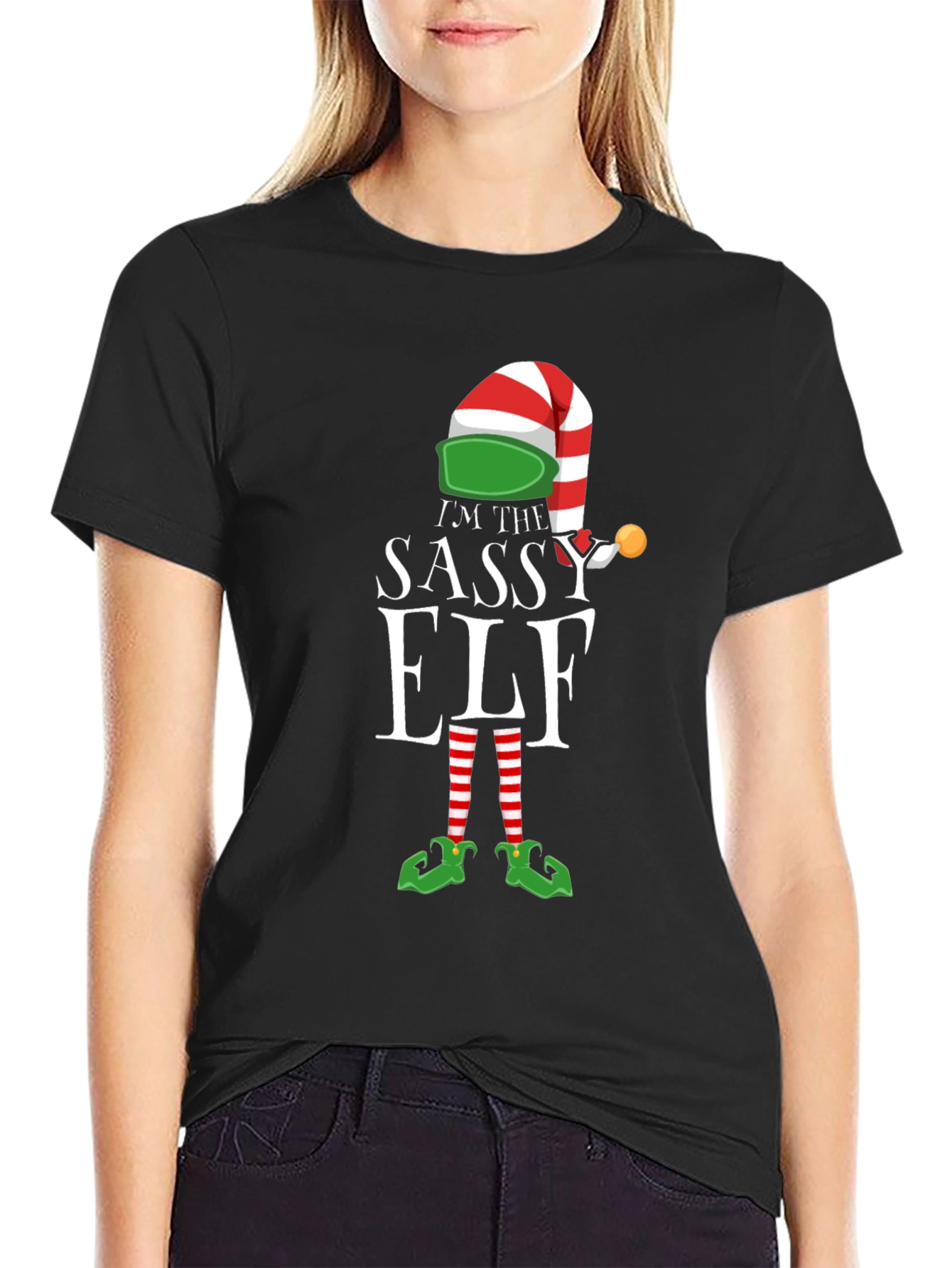 Sassy Elf Christmas T-Shirt