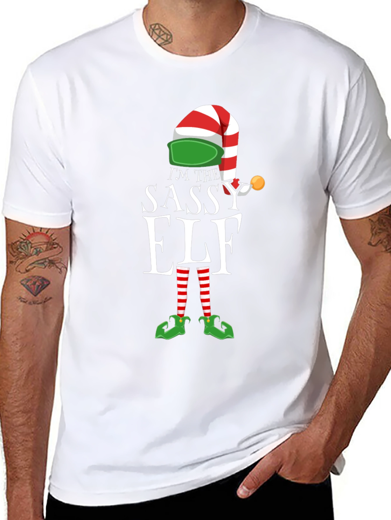 Sassy Elf Christmas T-Shirt