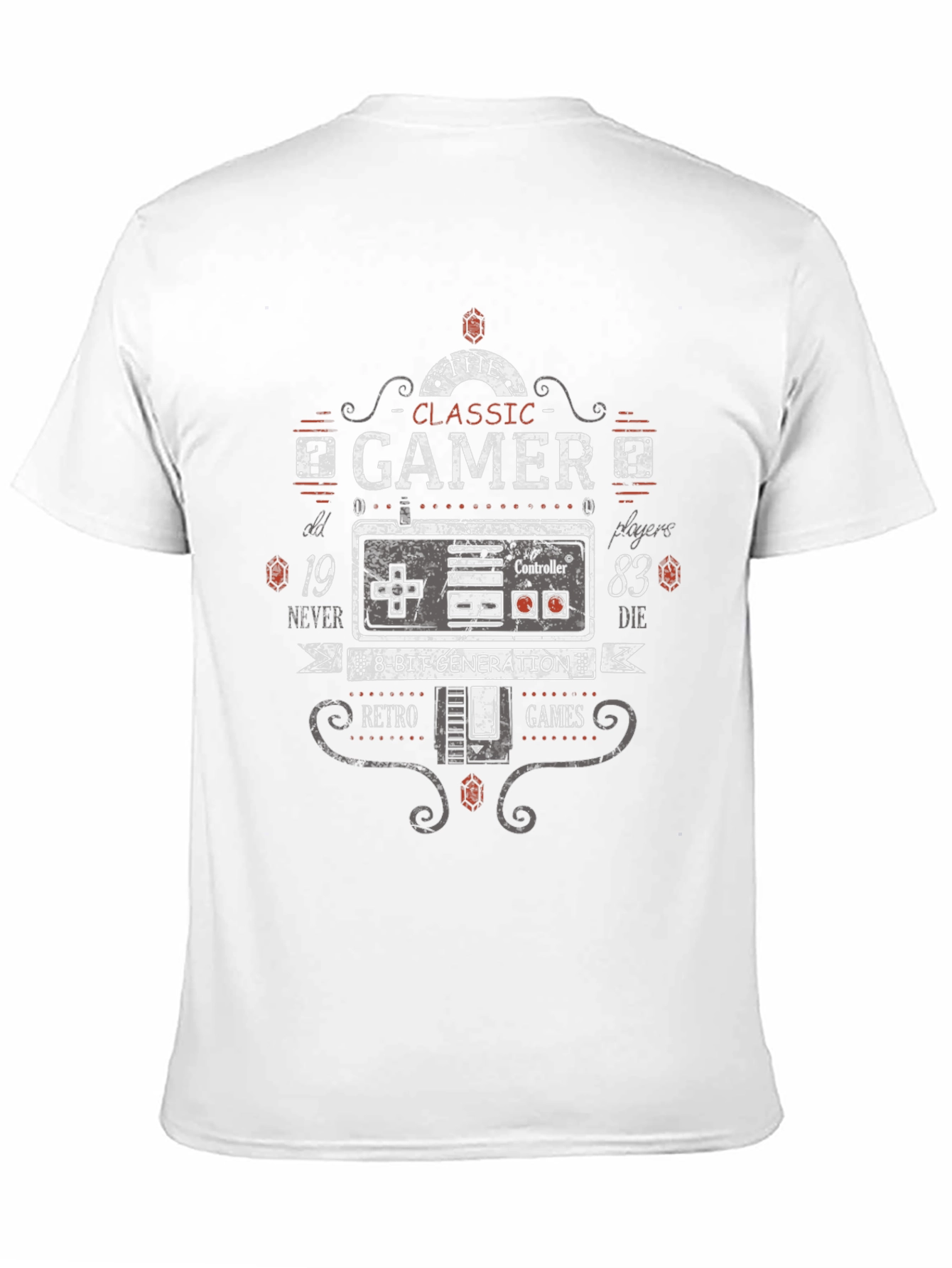 Classic Gamer T-Shirt - Retro 8-Bit Generation Tee