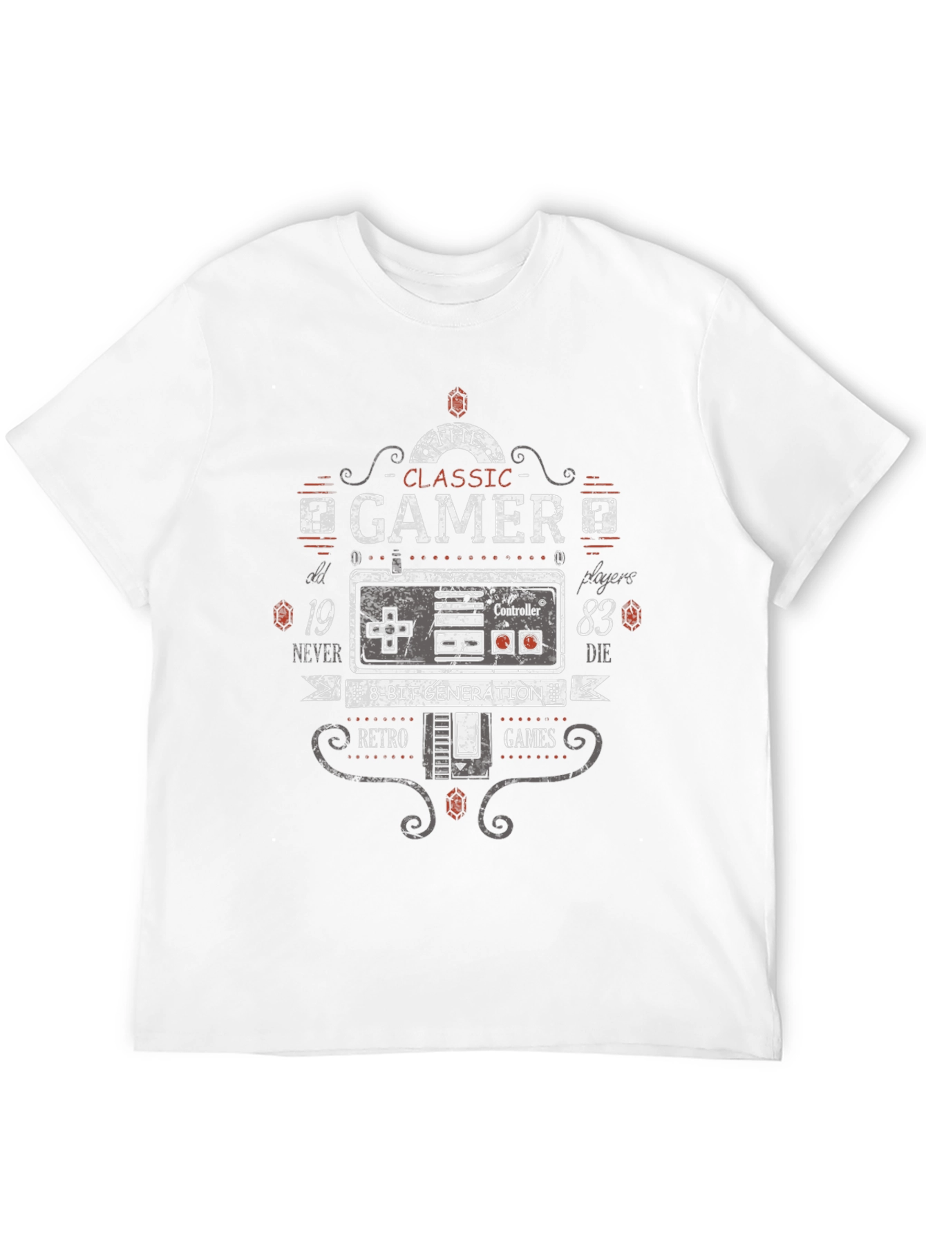 Classic Gamer T-Shirt - Retro 8-Bit Generation Tee