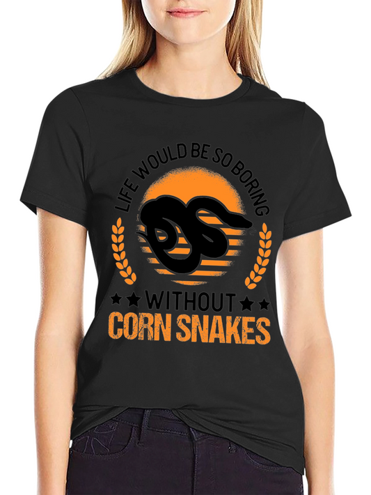 Life Would Be So Boring Corn Snake Graphic Tee