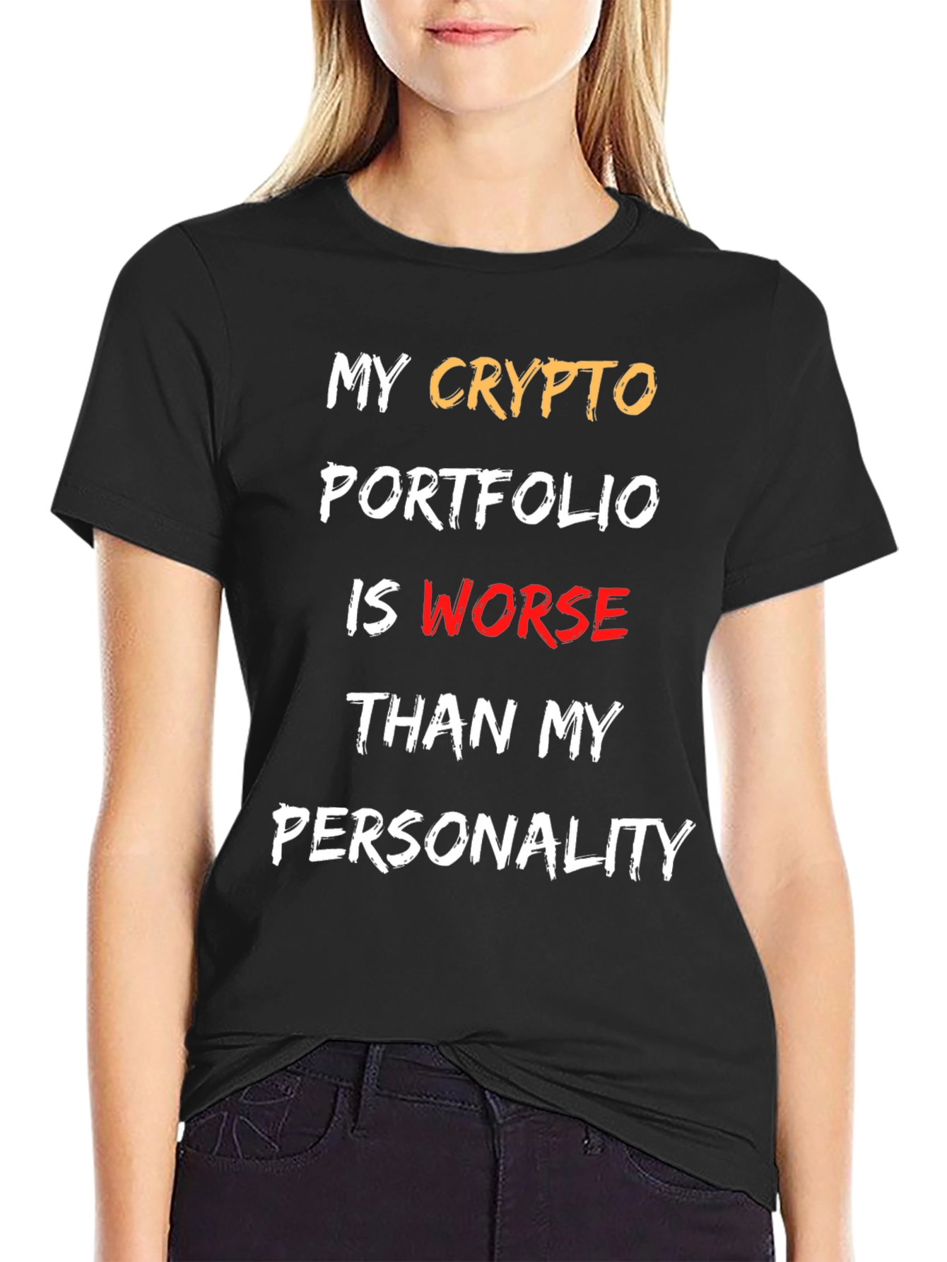 Crypto Portfolio T-Shirt - Funny Slogan Tee