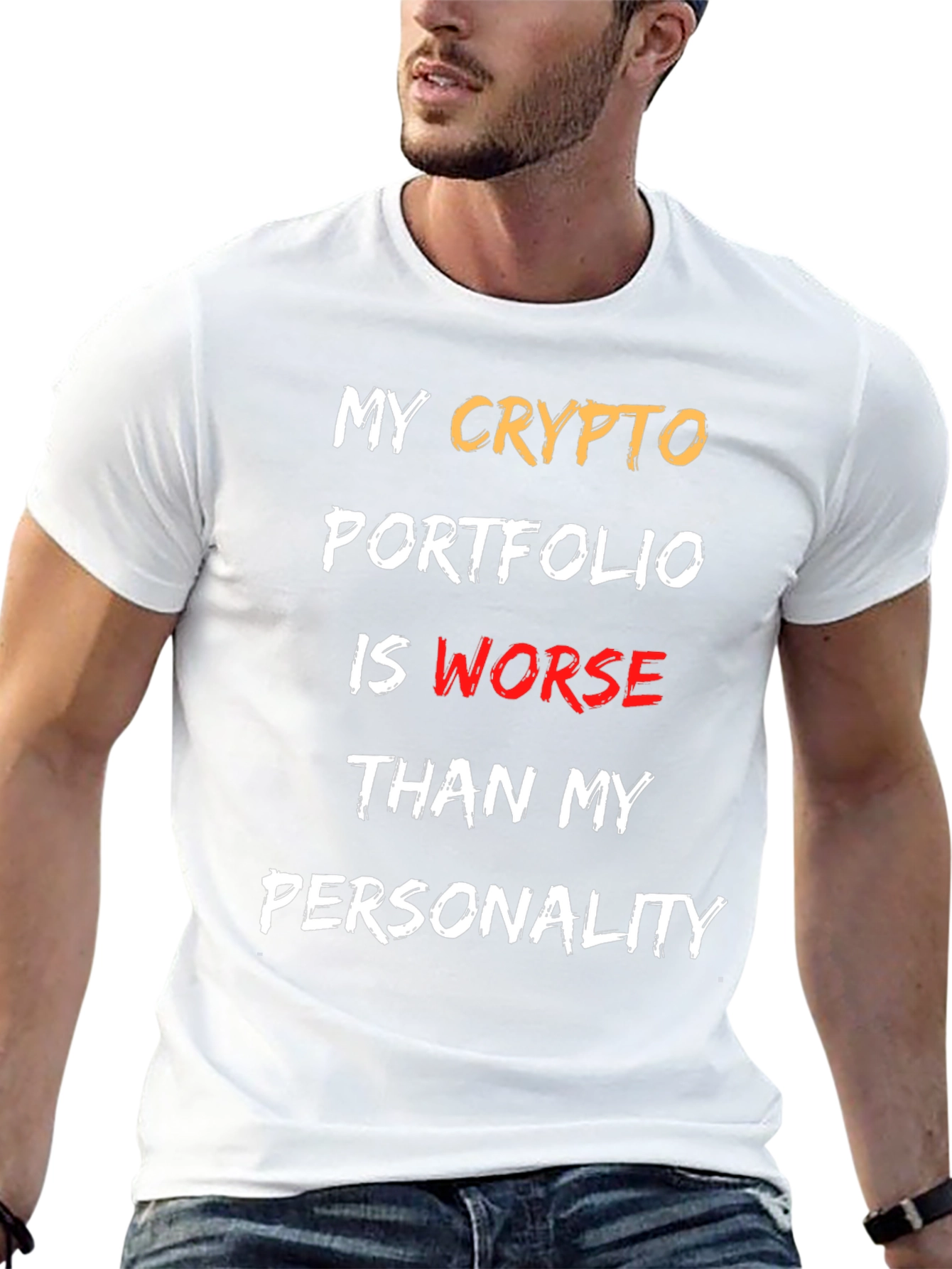 Crypto Portfolio T-Shirt - Funny Slogan Tee