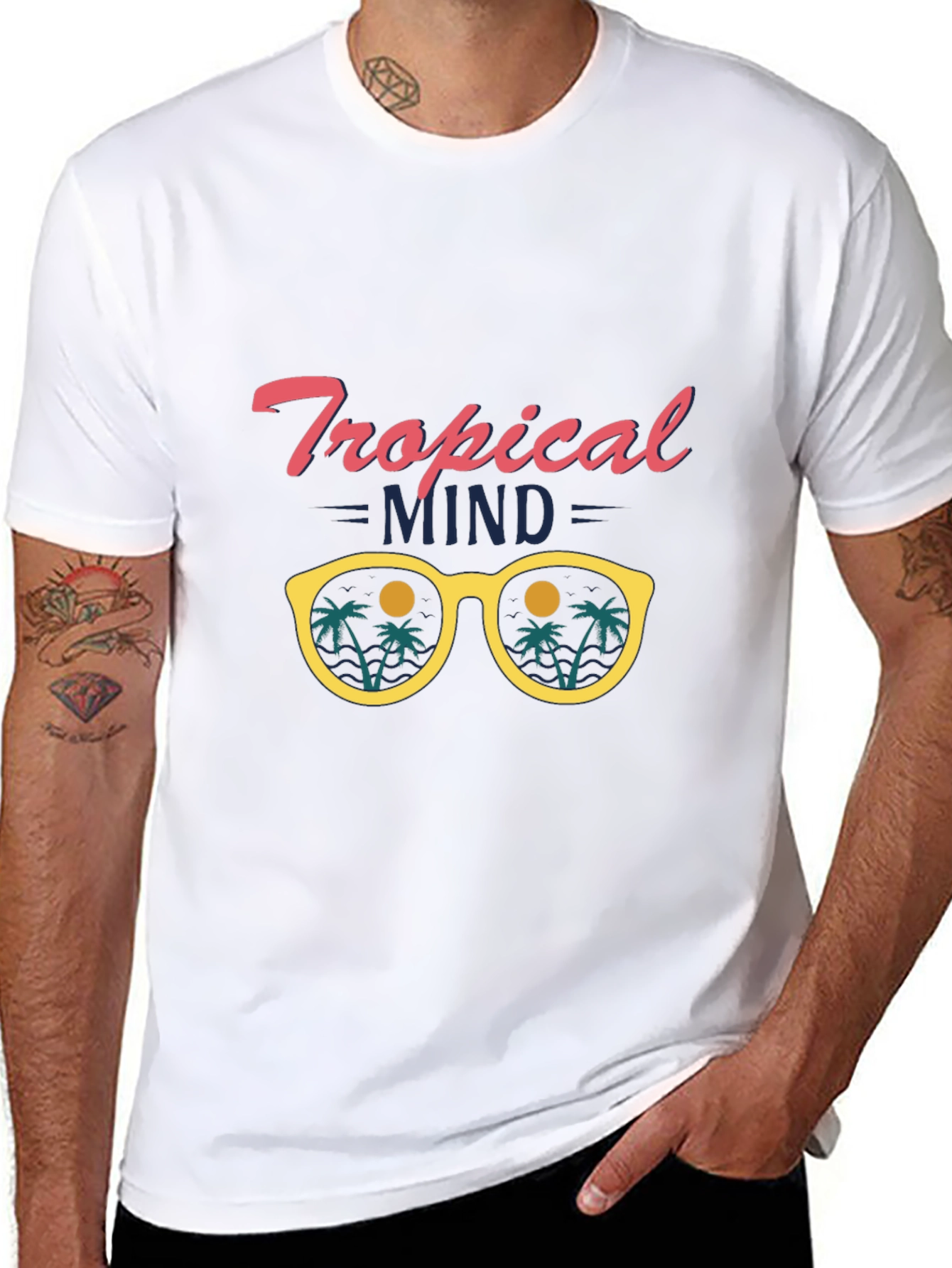 Tropical Mind T-Shirt - Black