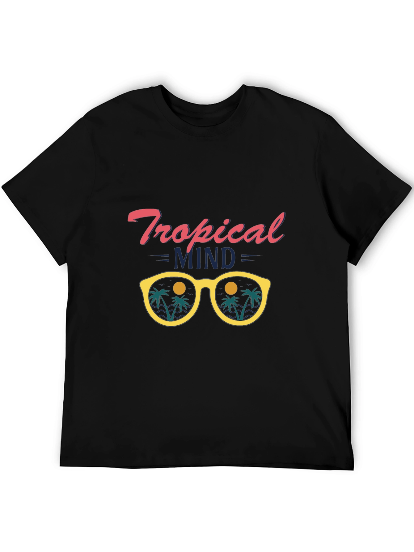 Tropical Mind T-Shirt - Black