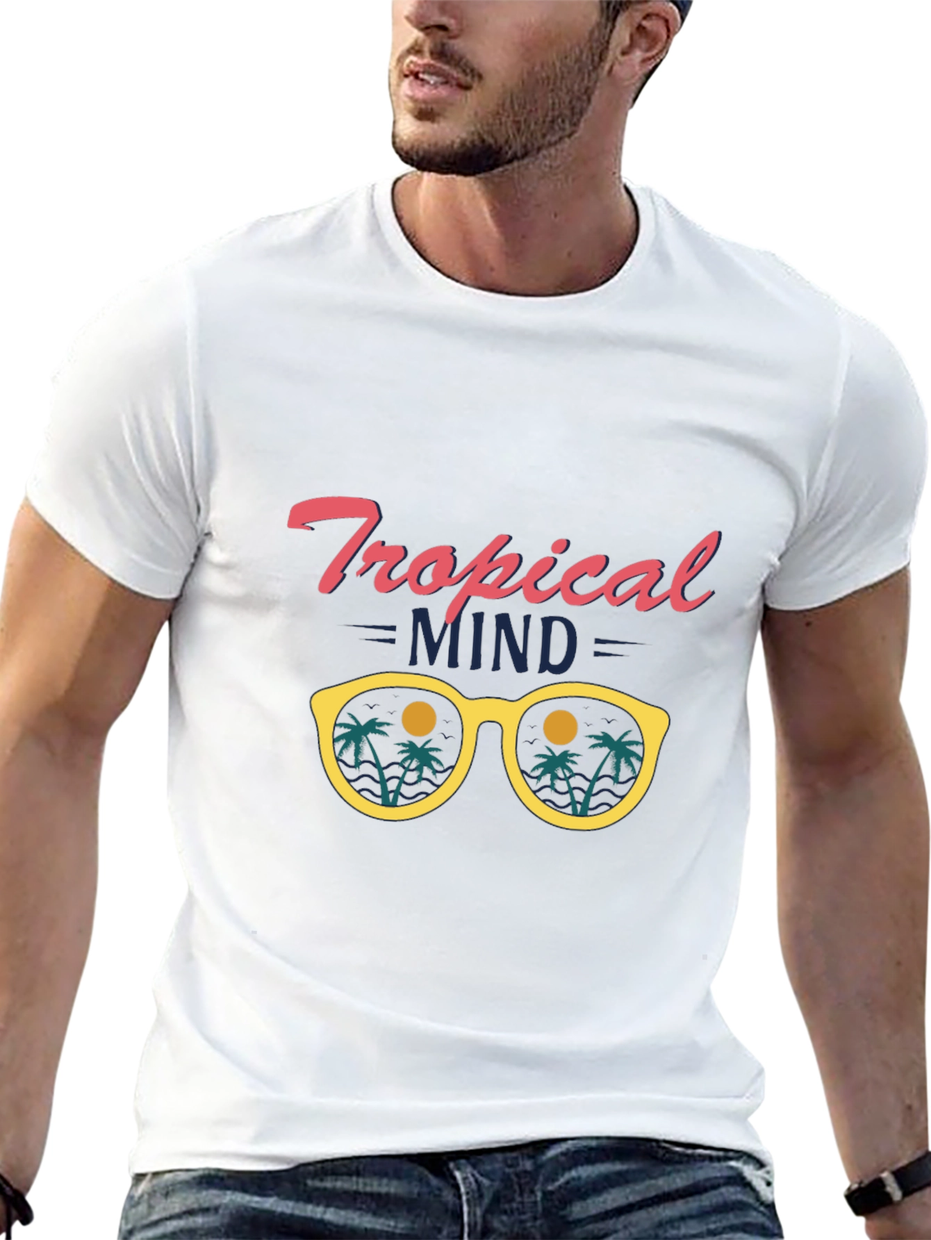 Tropical Mind T-Shirt - Black