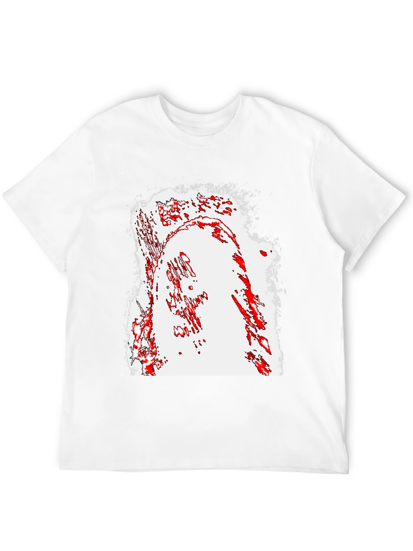 Abstract Graphic Black T-Shirt