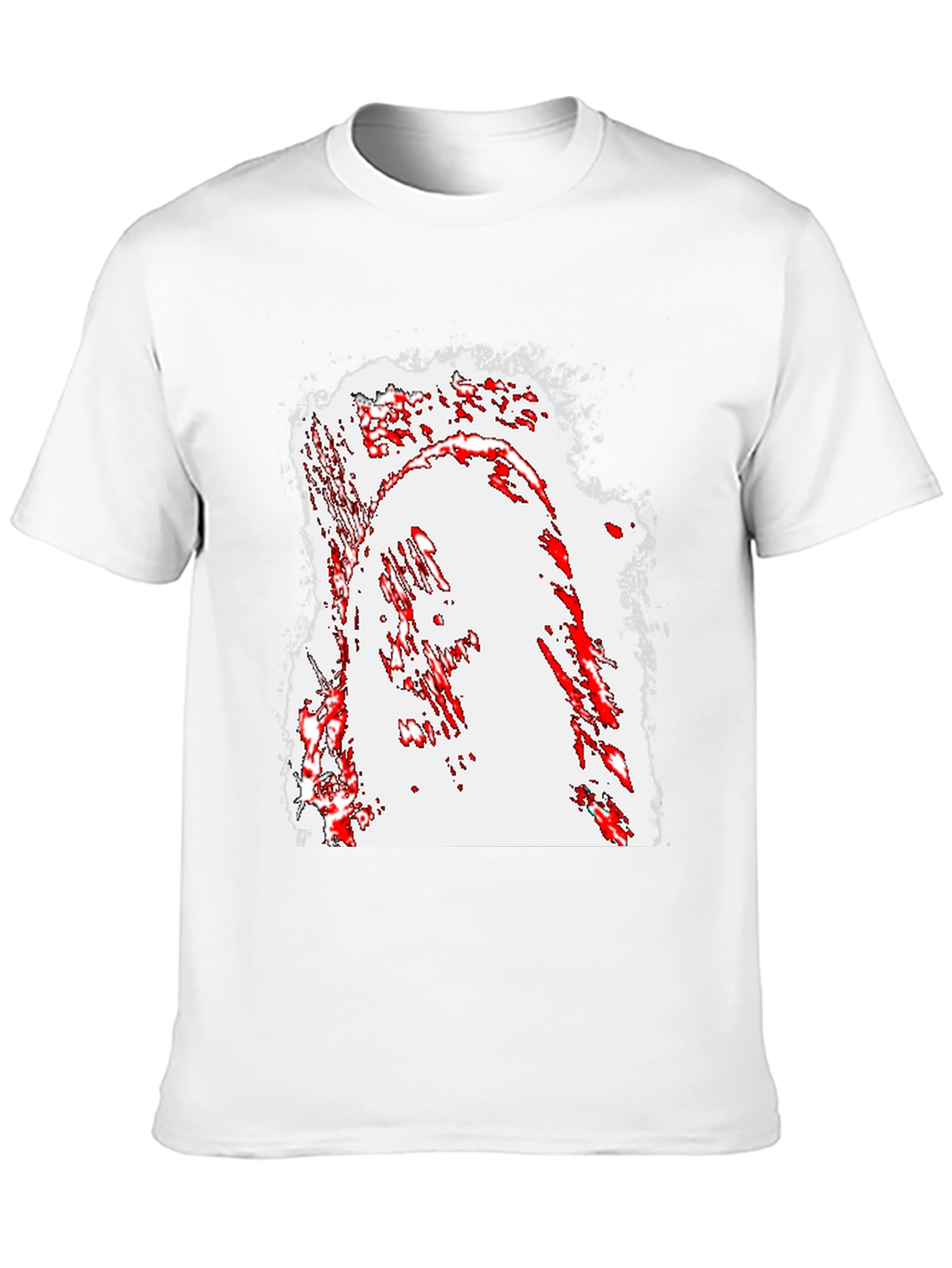 Abstract Graphic Black T-Shirt
