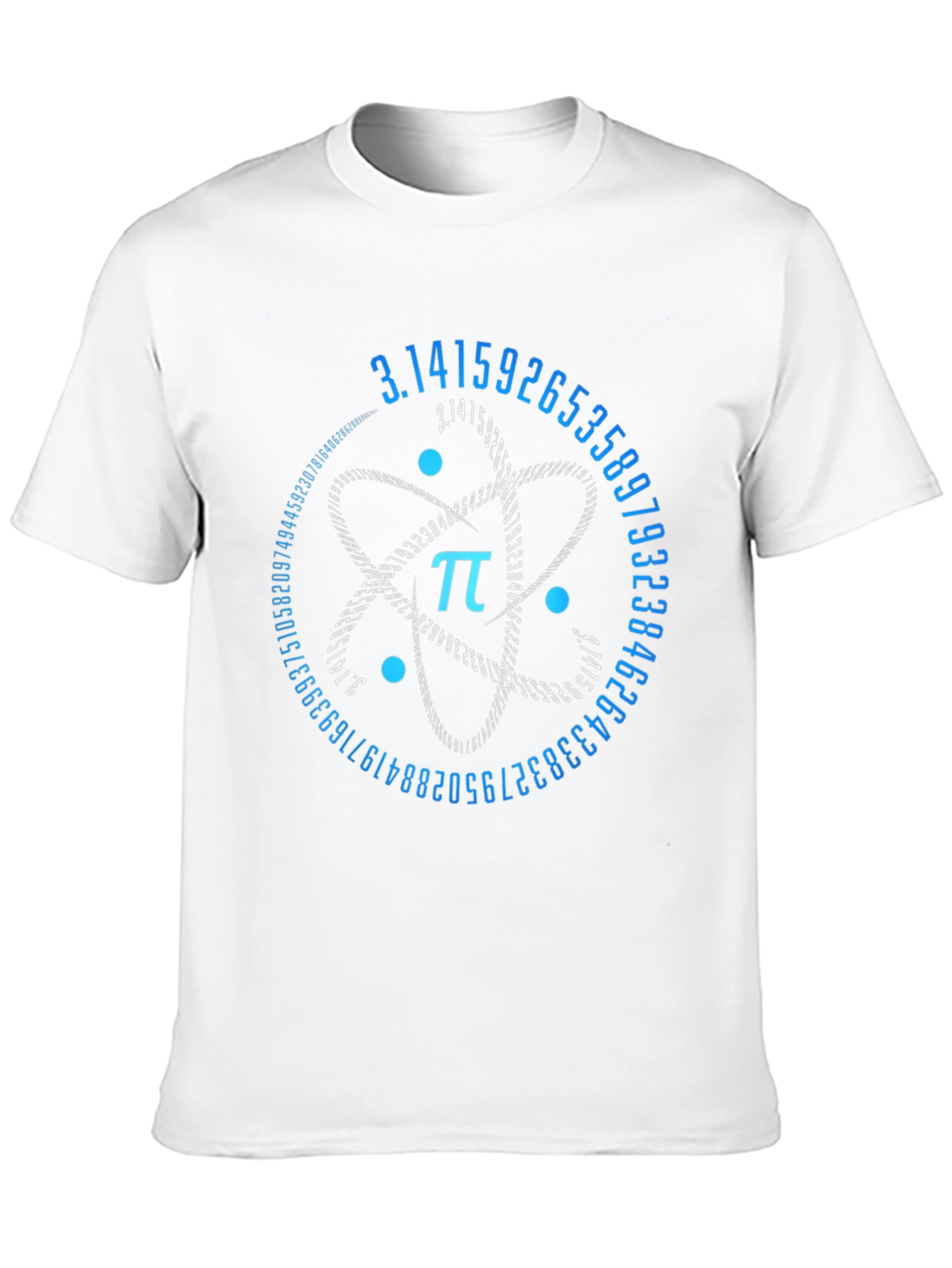 Pi Atom T-Shirt - Science Math Geek Tee