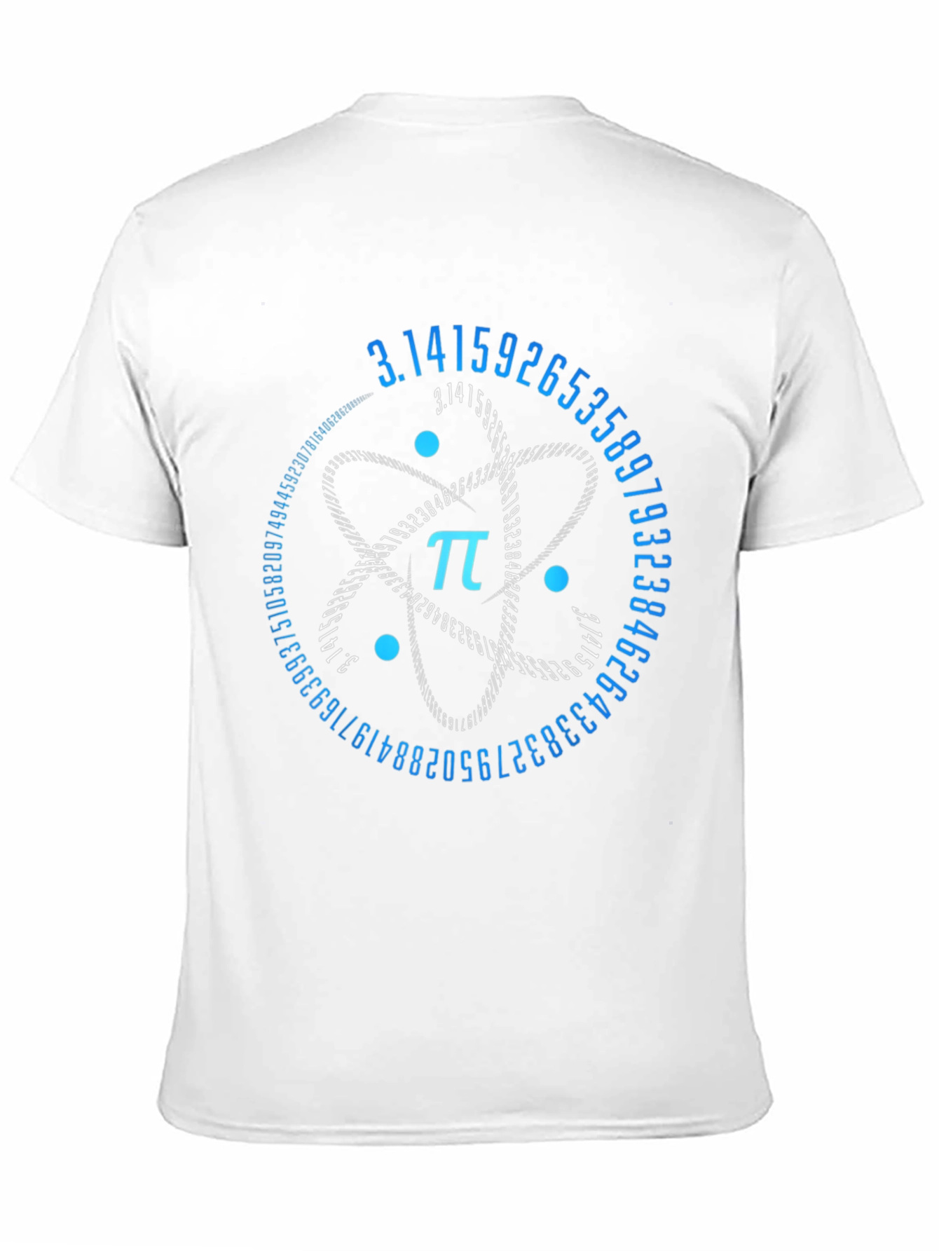 Pi Atom T-Shirt - Science Math Geek Tee