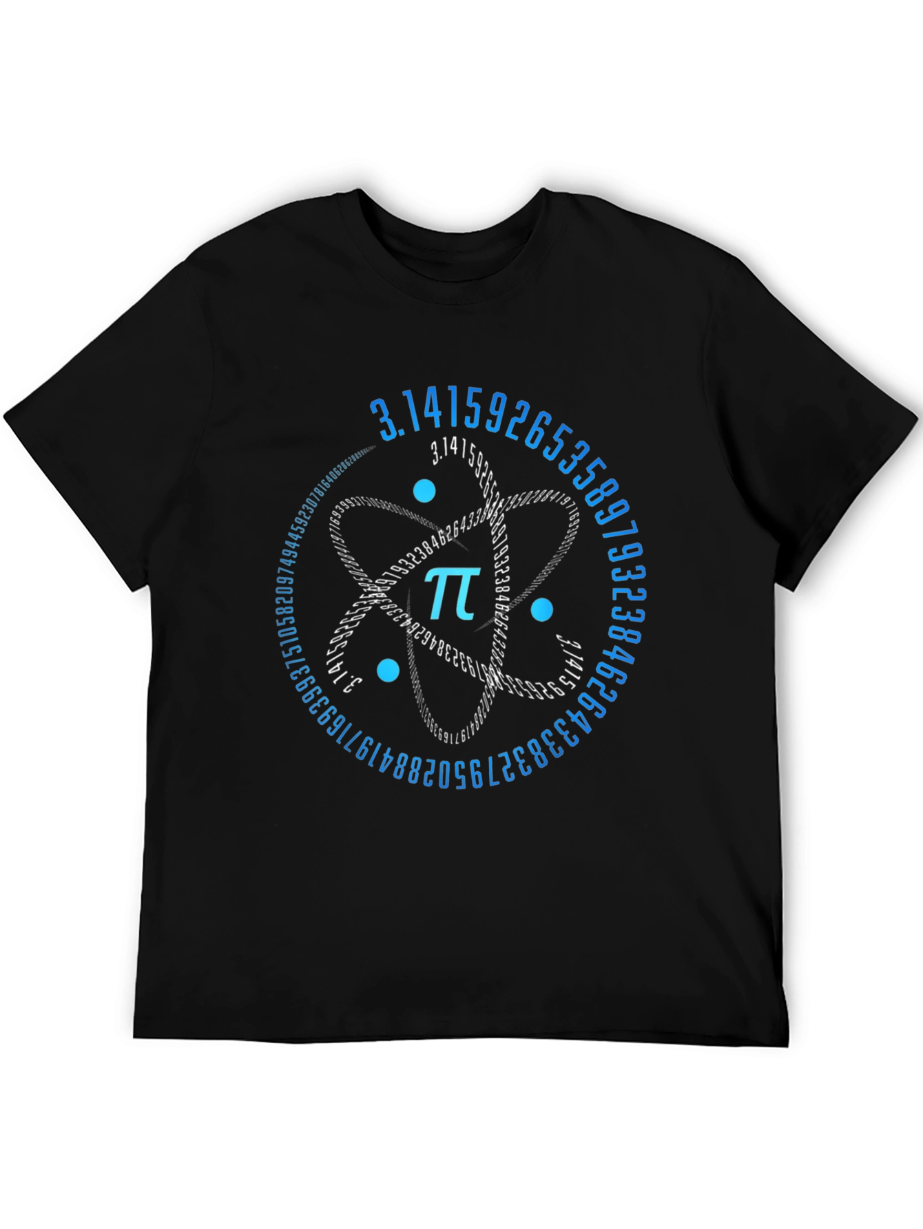 Pi Atom T-Shirt - Science Math Geek Tee