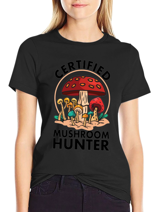 Certified Mushroom Hunter Graphic Tee