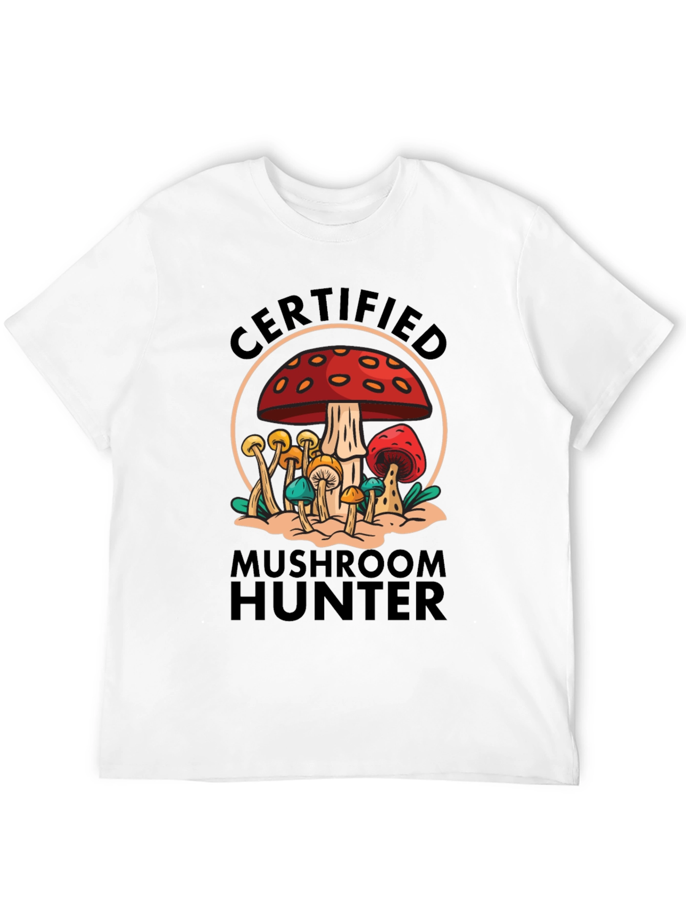Certified Mushroom Hunter Graphic Tee