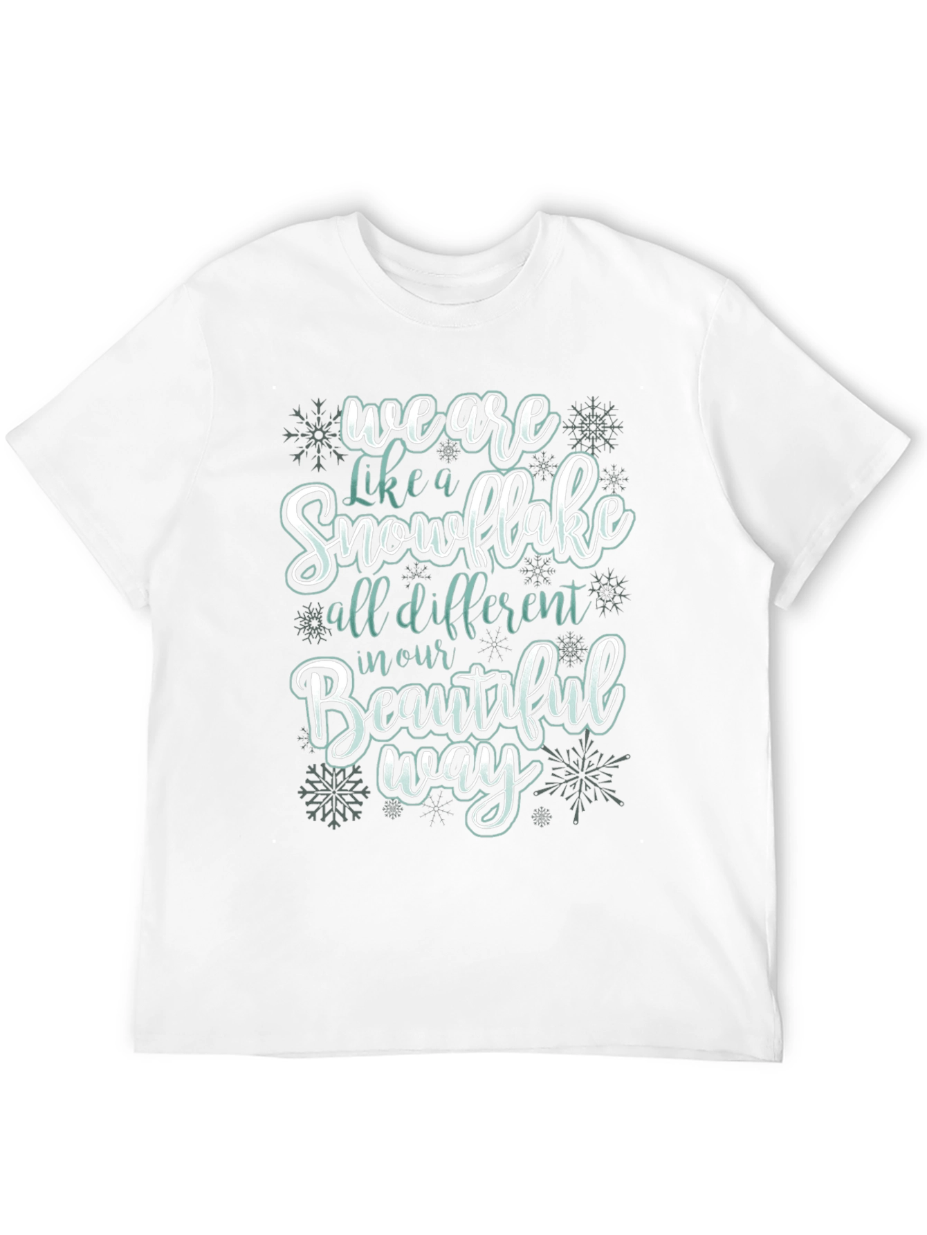 Snowflake Inspirational Graphic T-Shirt