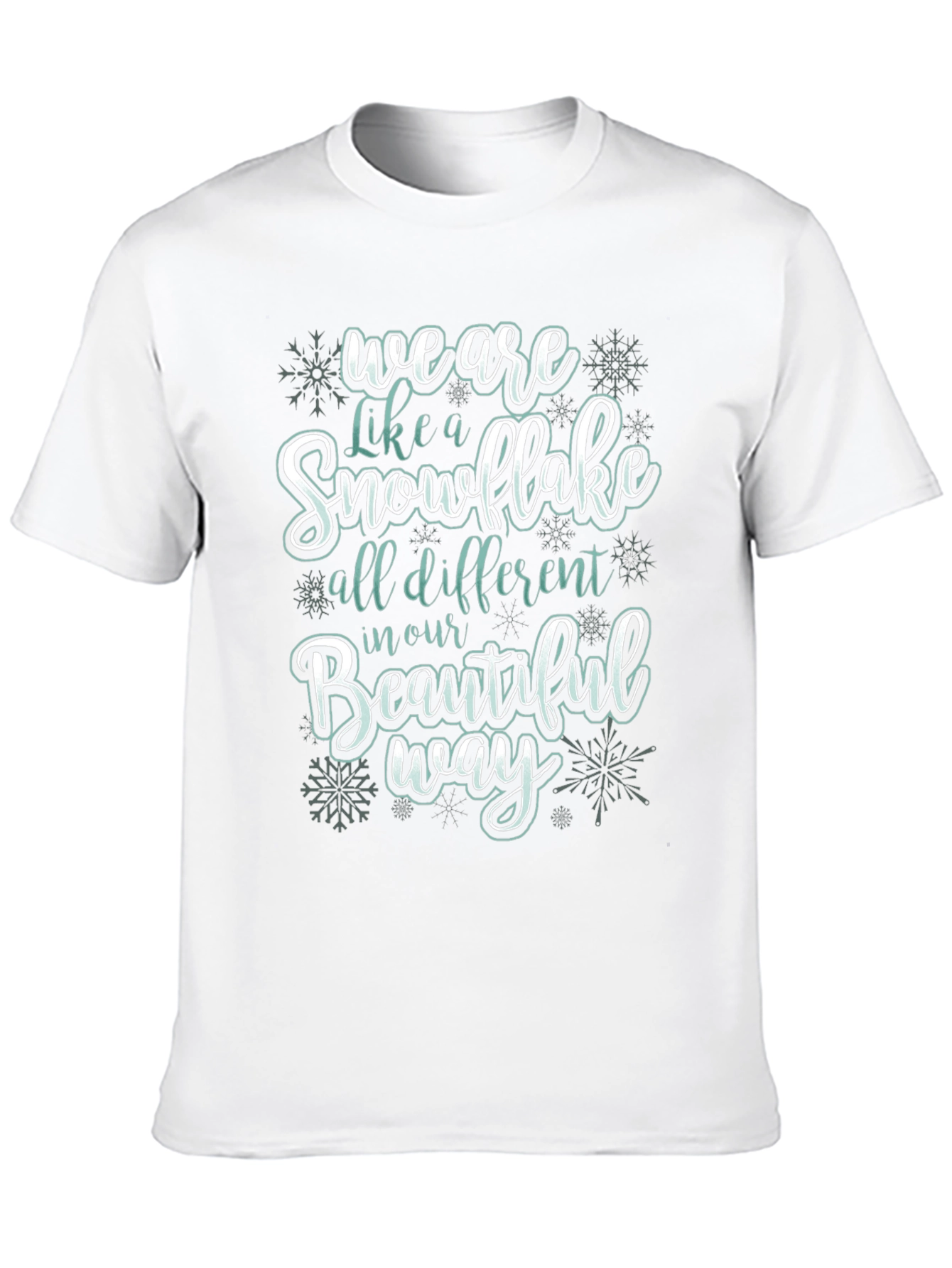 Snowflake Inspirational Graphic T-Shirt