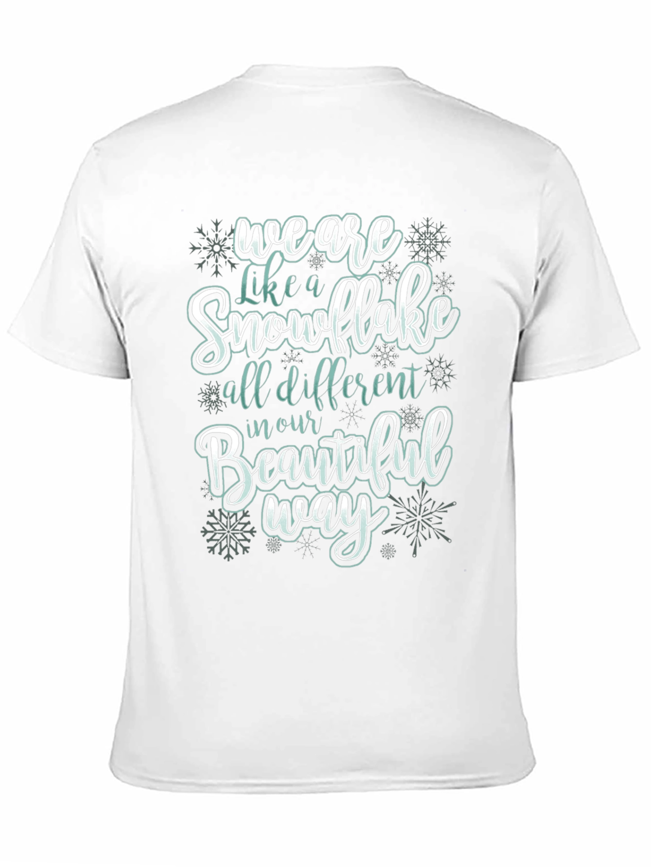 Snowflake Inspirational Graphic T-Shirt