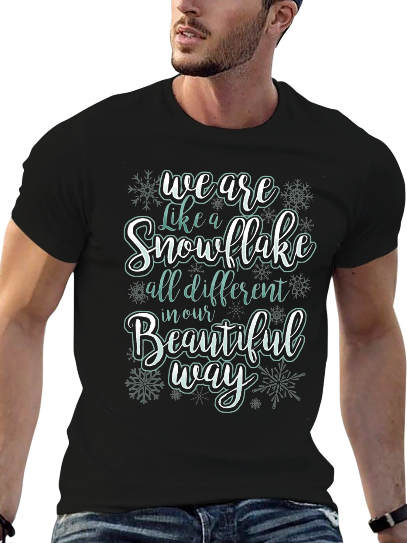 Snowflake Inspirational Graphic T-Shirt