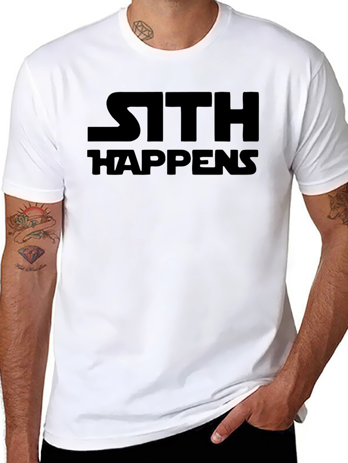 Sith Happens Black T-Shirt